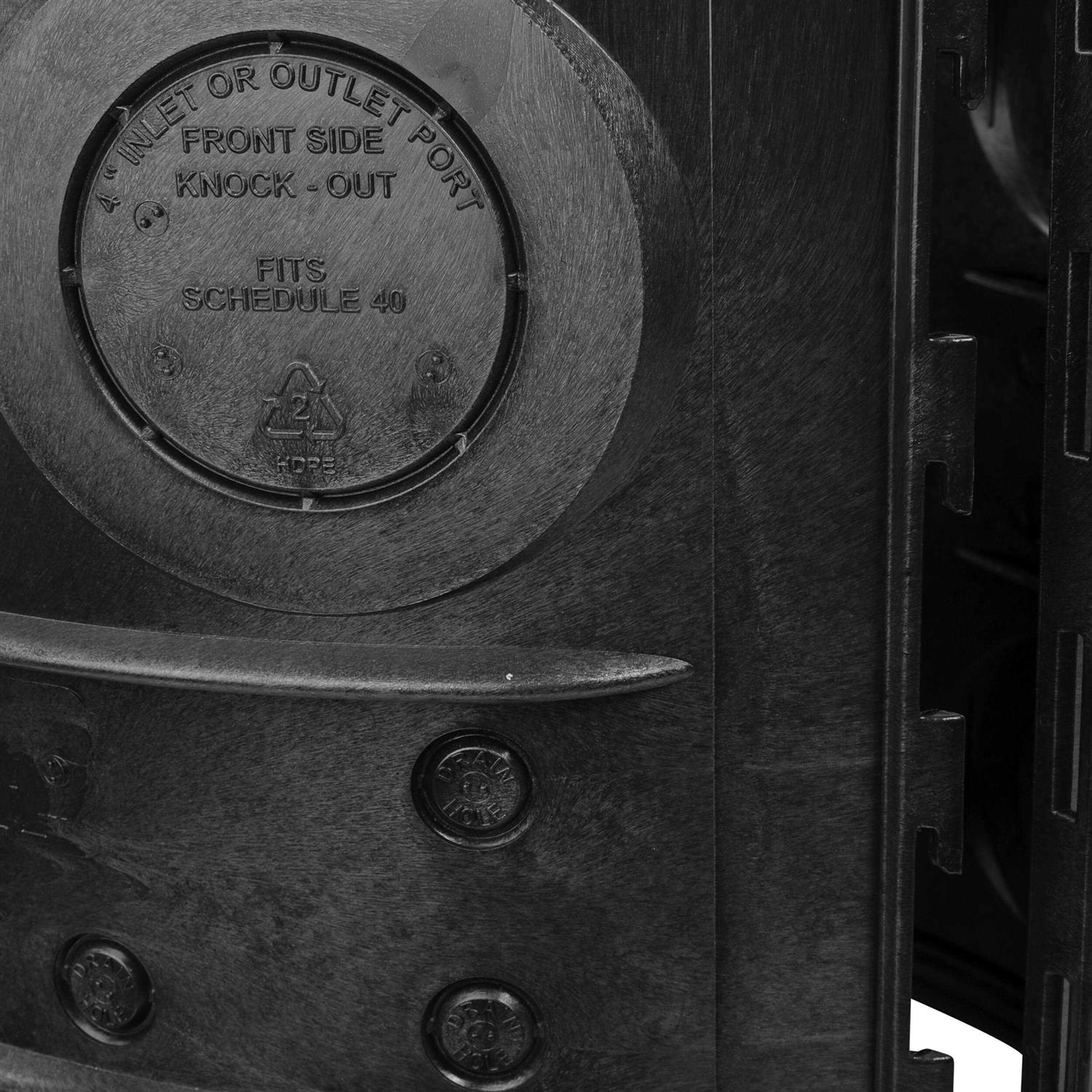 NDS EZ-Drain 4 in. D x 10 ft. L Poly-Rock Aggregate Sewer and Drain Pipe - Inhomebuy