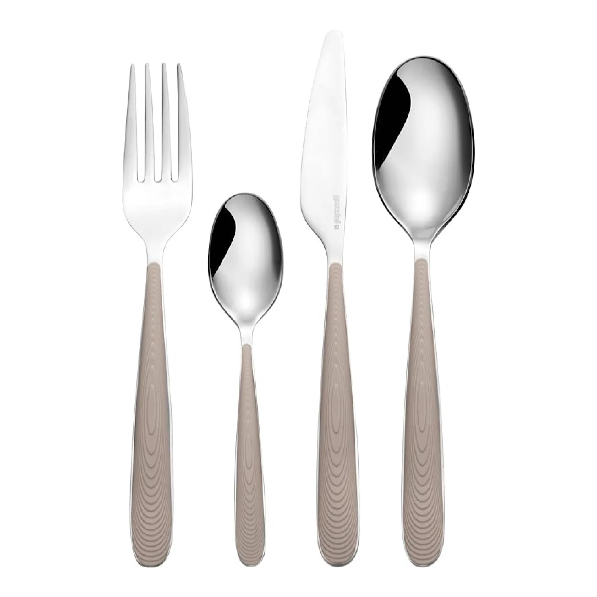 24 Piece Cutlery Set Just Beige - Inhomebuy