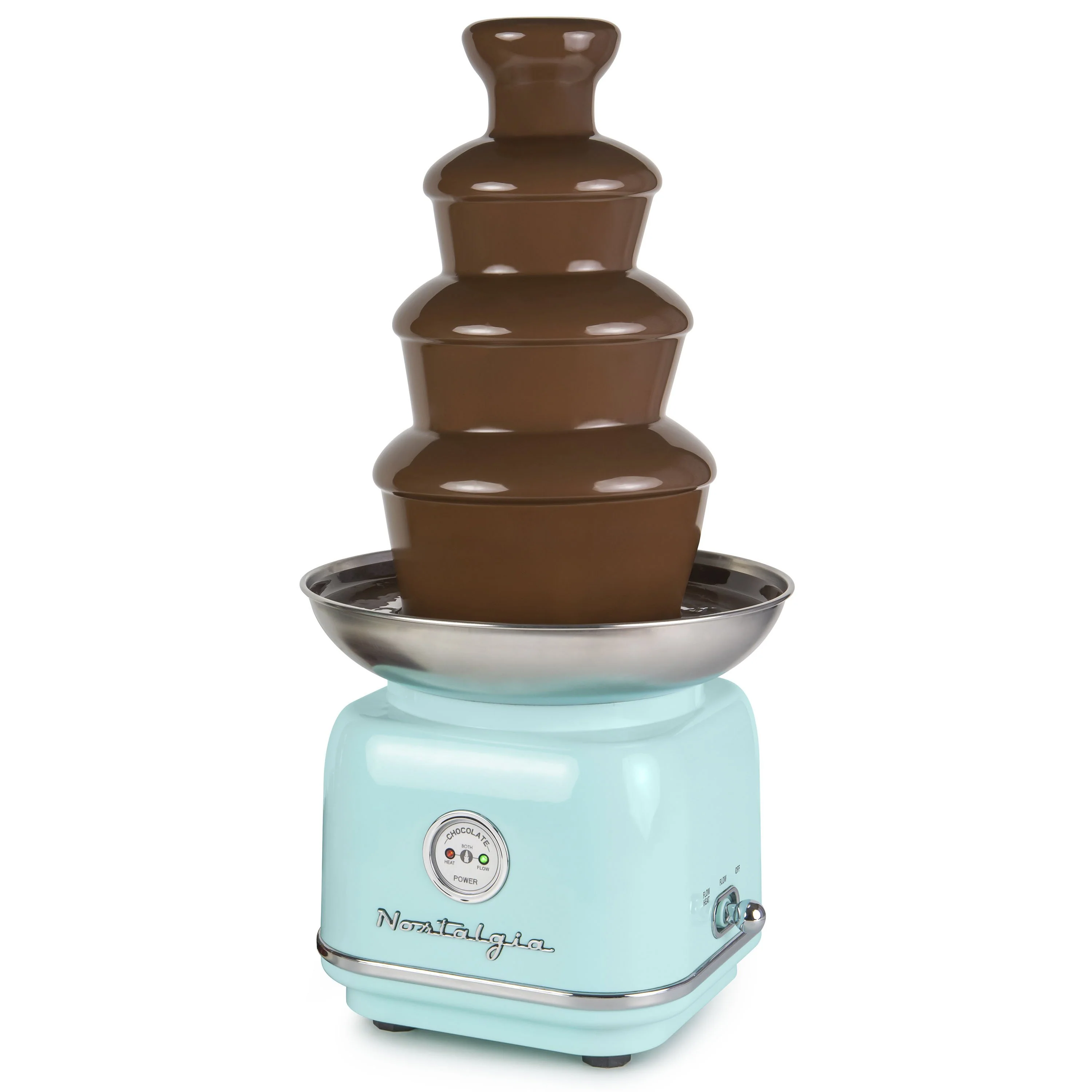 Classic Retro 4-Tier 2-Pound Chocolate Fondue Fountain - Inhomebuy