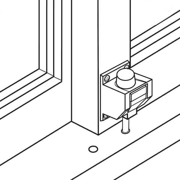 Prime-Line 5-1/2 in. x 2-3/4 in. x 1-3/4 in. Stainless Steel Door Guard U 10546 - Inhomebuy