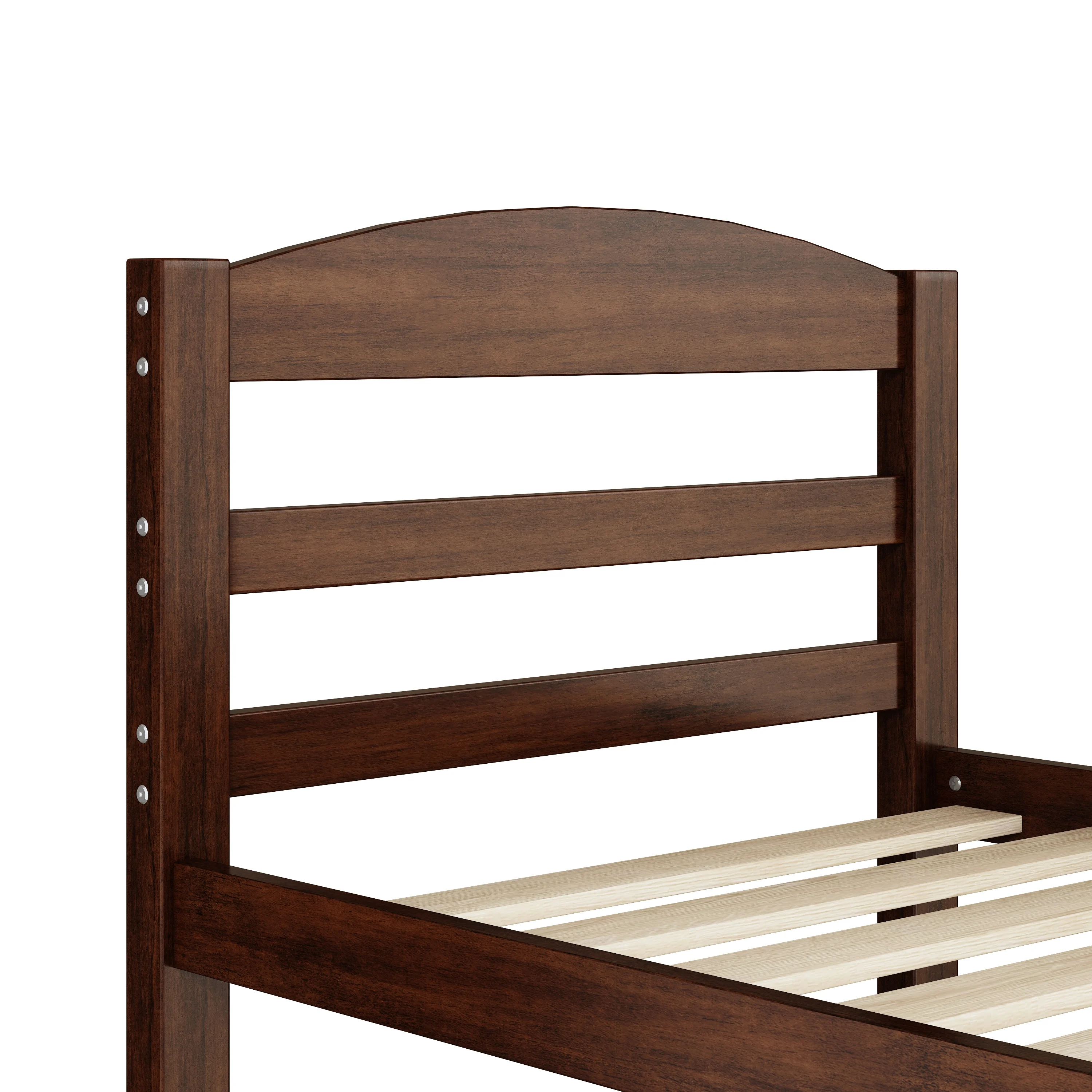 Twin Bed for Kids with Storage Drawer, Upgrade Pine Wood Bed Frame with Headboard and Footboard, Modern Kids Bed Furniture for Bedroom, Holds 275 lb, No Box Spring Needed, White - Inhomebuy