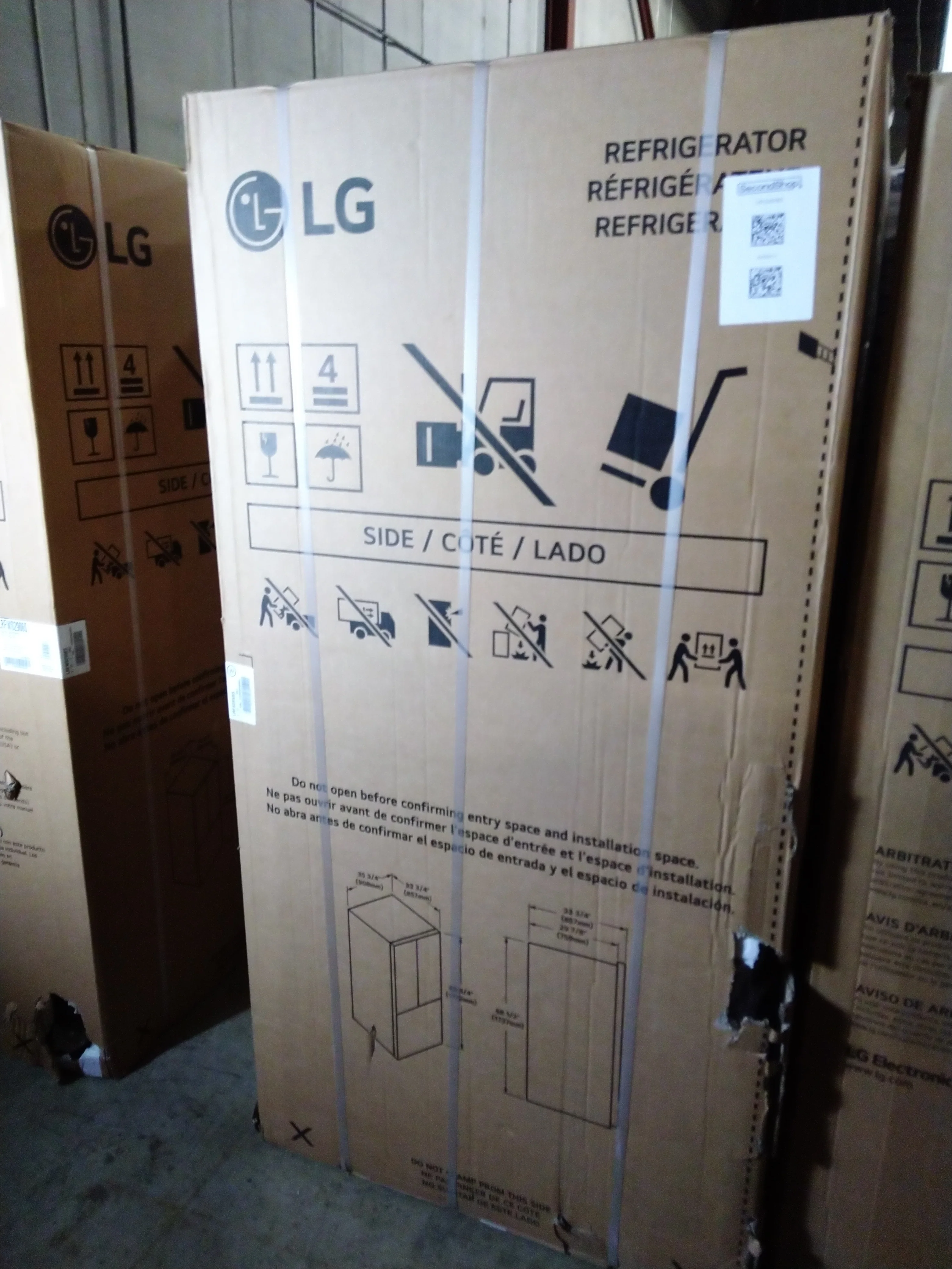 LG 36 IN. 28 CU. FT. SMUDGE RESISTANT STAINLESS STEEL FRENCH DOOR REFRIGERATOR WITH THINQ WIFI CONNE - Inhomebuy