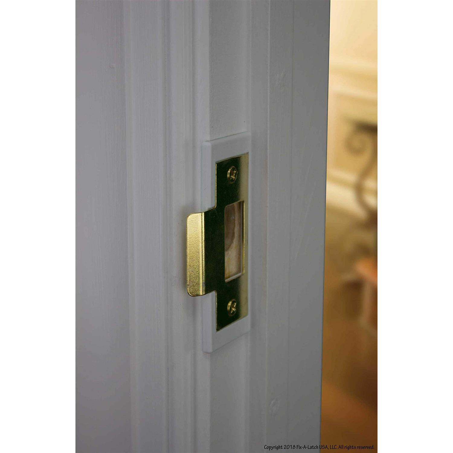 fix-A-latch interior 2-Pack with brass finish - Inhomebuy