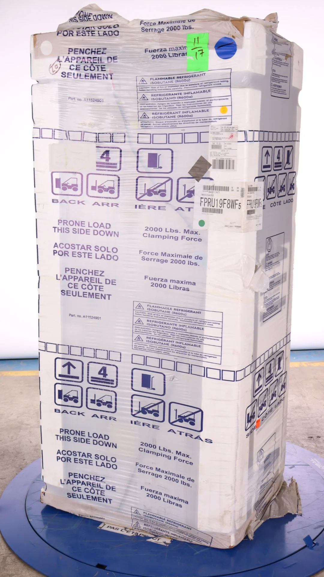 FRIGIDAIRE PROFESSIONAL 33 IN. 19 CU. FT. STAINLESS STEEL SINGLE DOOR ALL REFRIGERATOR - FPRU19F8WF - Inhomebuy