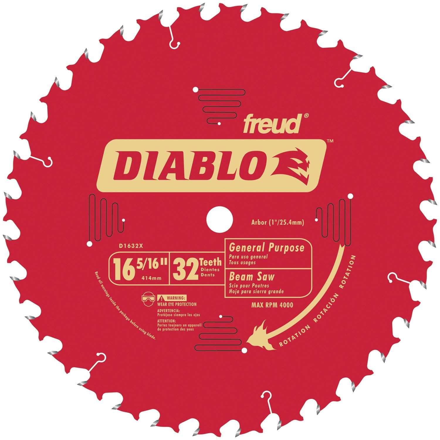 Diablo D1490CF 14 in x 90 Tooth Steel Demon Metal Cutting Saw Blade - Inhomebuy
