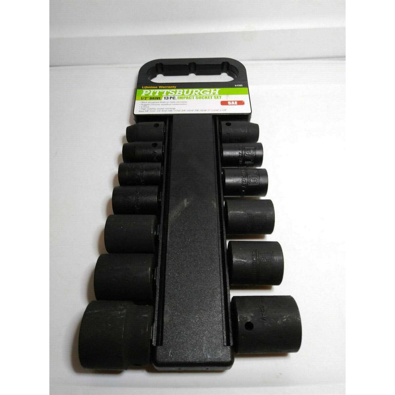 Pittsburgh 1/2 in. Drive Metric Spline Socket Set - Inhomebuy