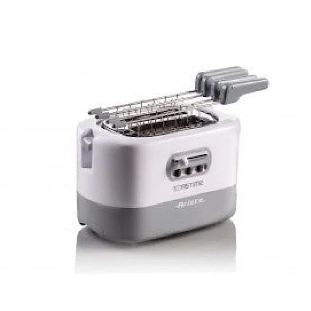 Toaster With Tongs For 2 Slices 700W Black - Inhomebuy