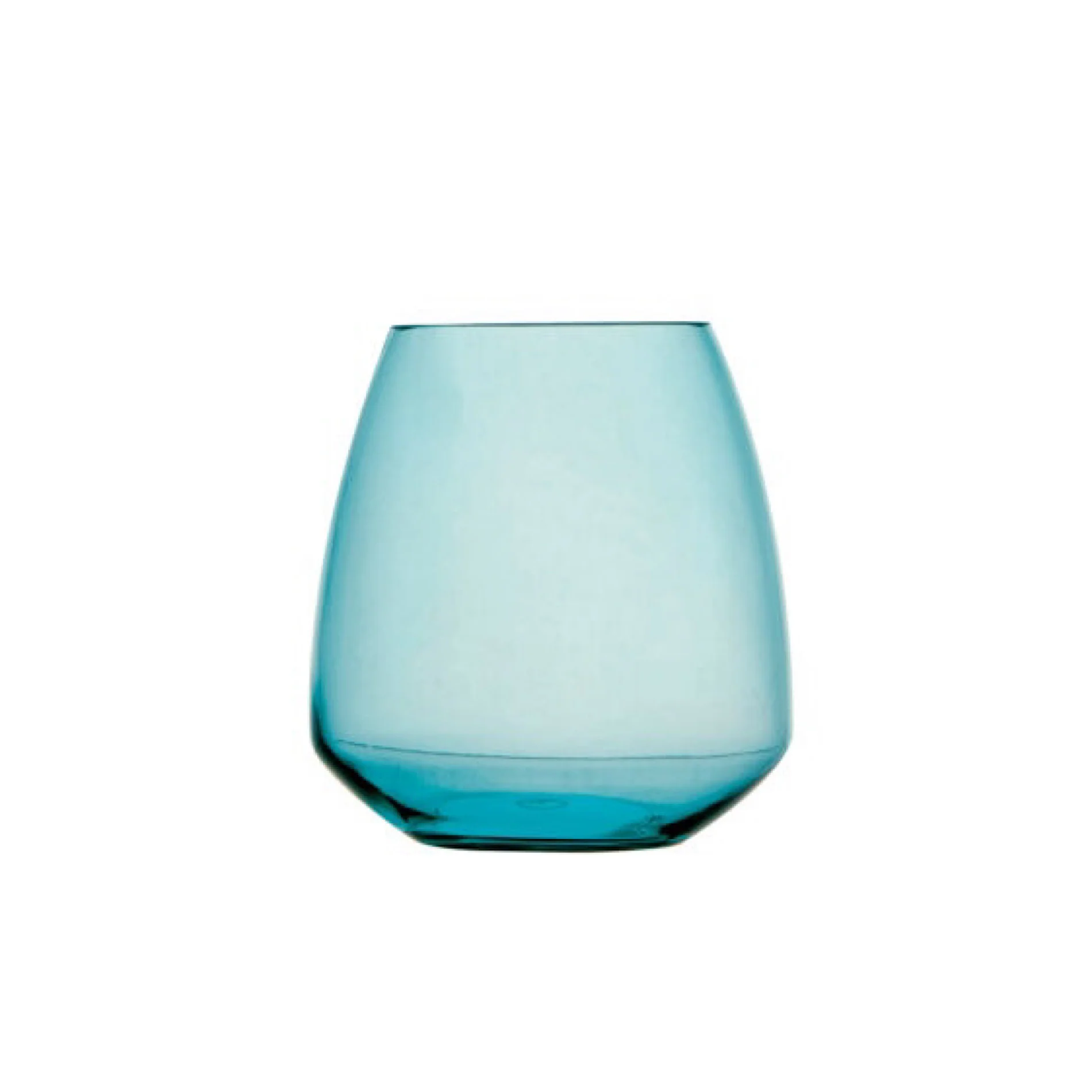 Square Water Glass-Tritan Turquoise-Set 6u - Inhomebuy