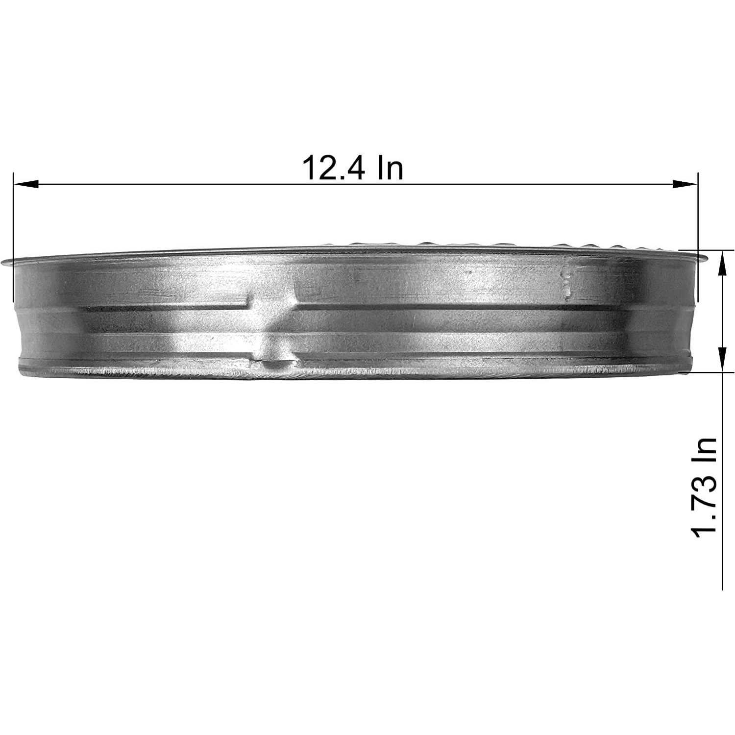 Vent Systems Galvanized Steel End Cap Duct End End Steel Plug - Inhomebuy