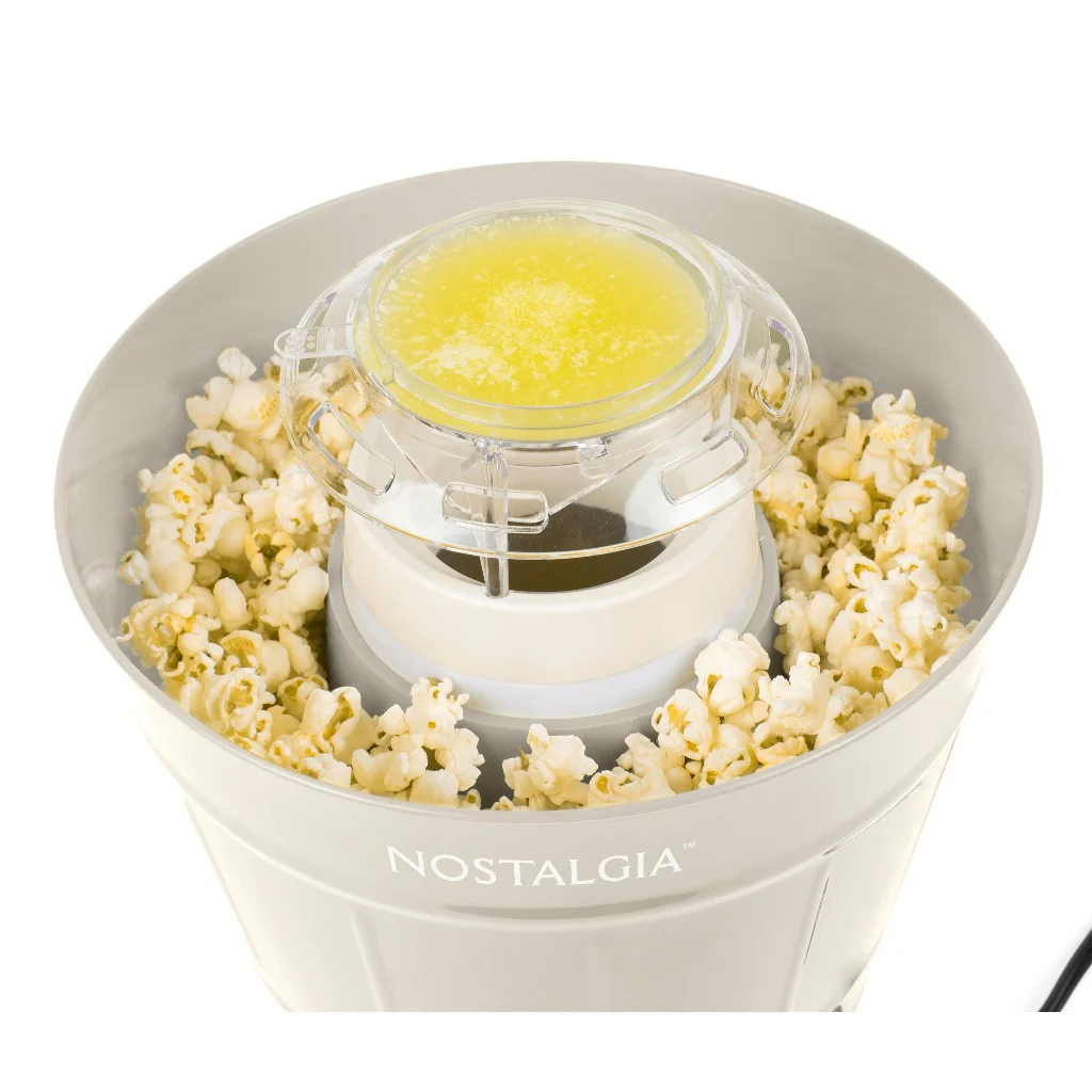 Hot Air Popcorn Maker and Bucket, Khaki - Inhomebuy
