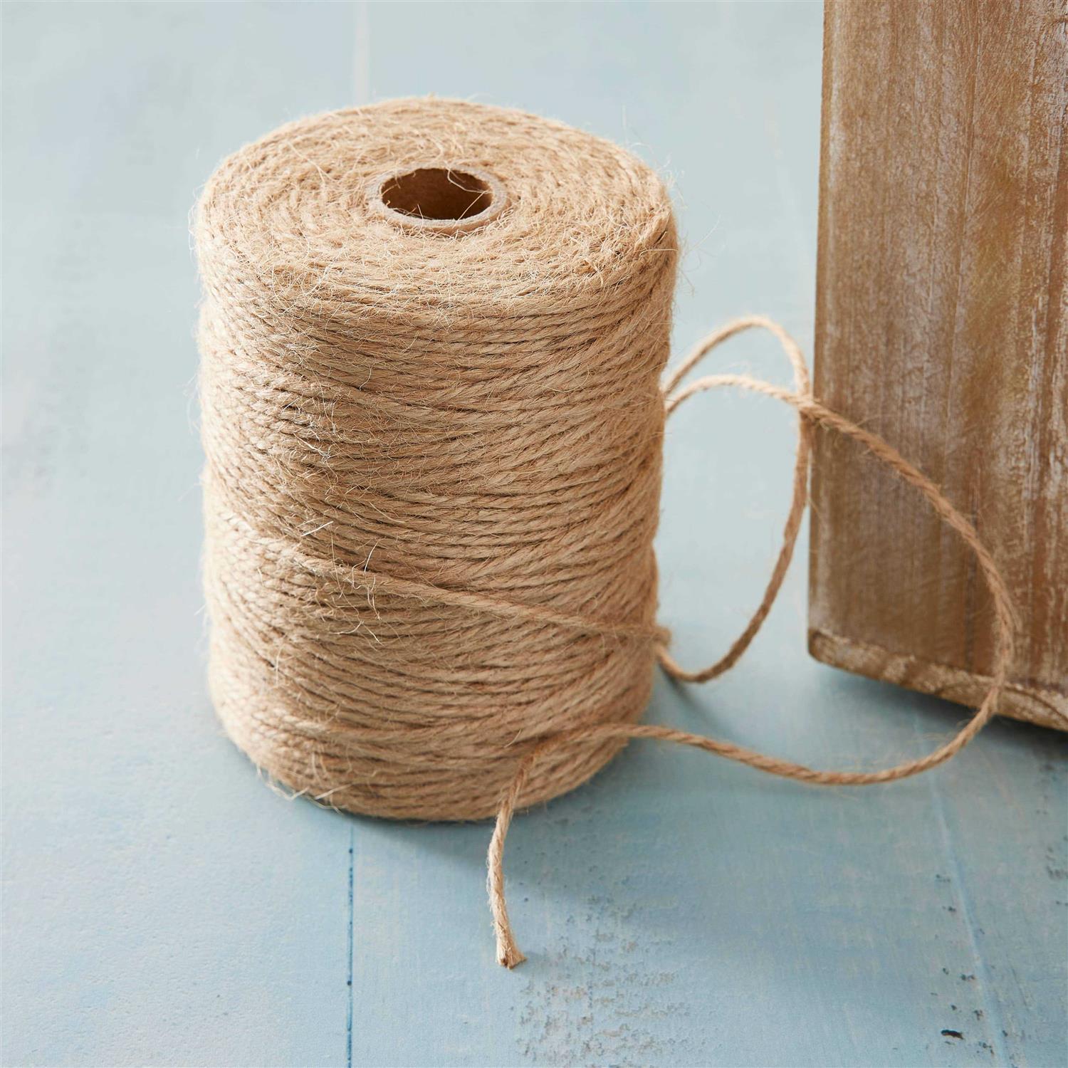 Natural Jute Rope Hemp Rope Strong Jute Twine for Crafts Gardening Hammock Decorating - Inhomebuy