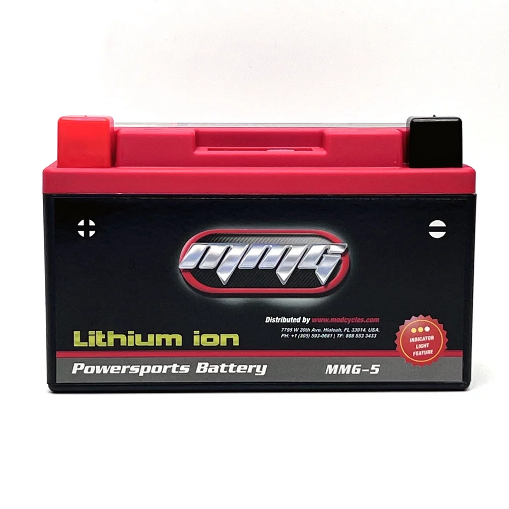 MMG Lithium Ion Battery YT7B-BS (YB7B-4) for Motorcycles ATV and Scooters (MMG5) - Inhomebuy
