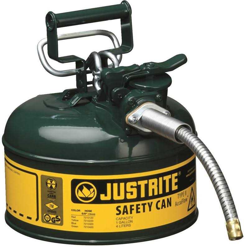 Justrite Safety Can Type II - Inhomebuy