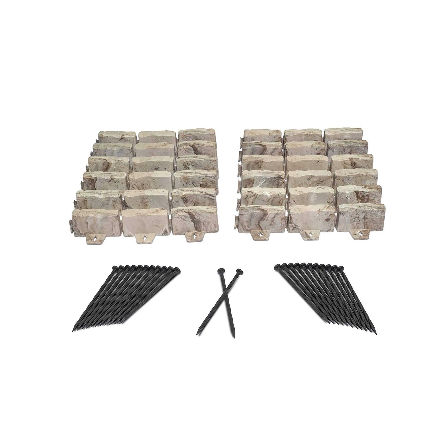 EasyFlex No-Dig Landscape Edging Kit 3000-20-6 - Inhomebuy