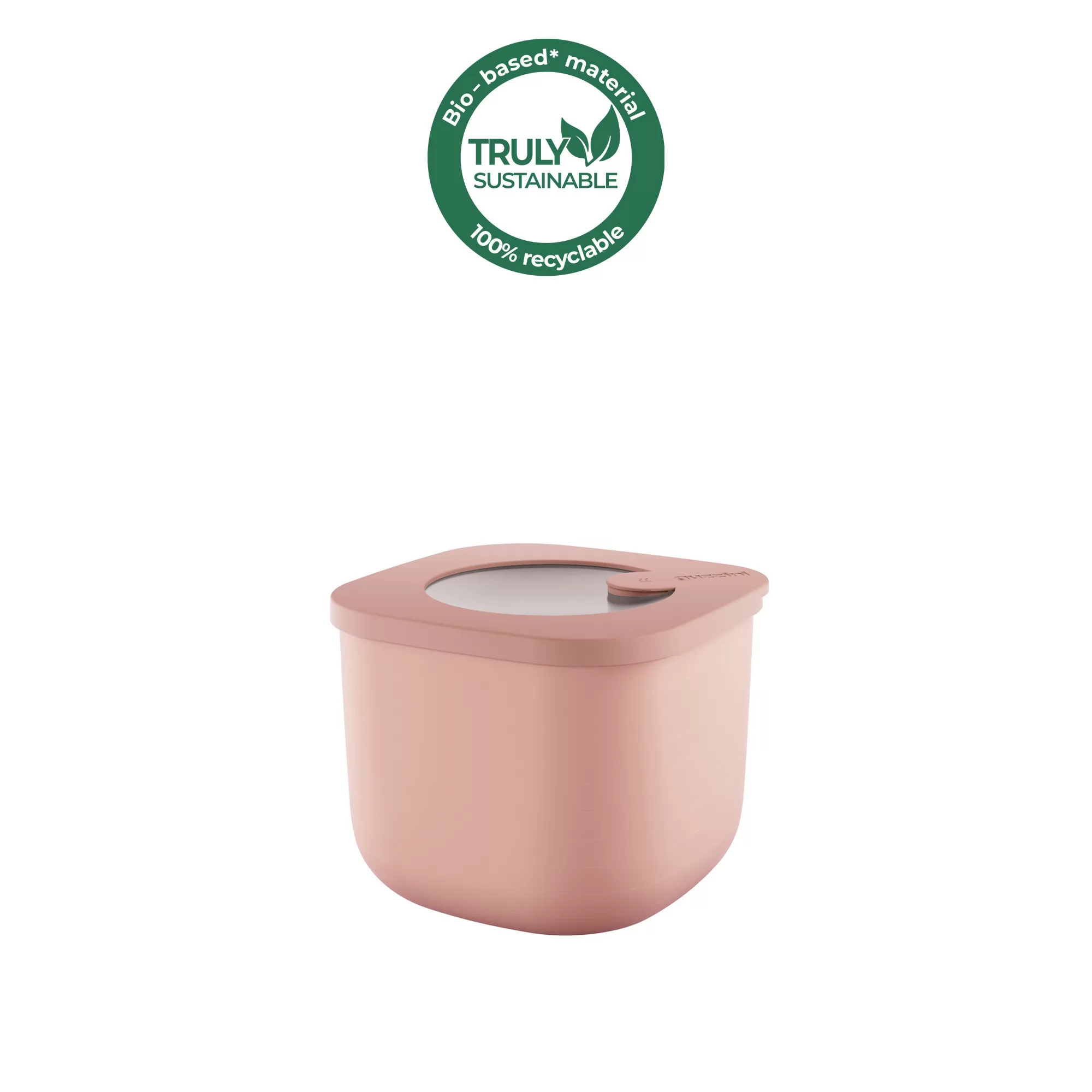 S STORE & MORE - Deep Airtight Containers Peach Blossom Pink 750cc - Inhomebuy