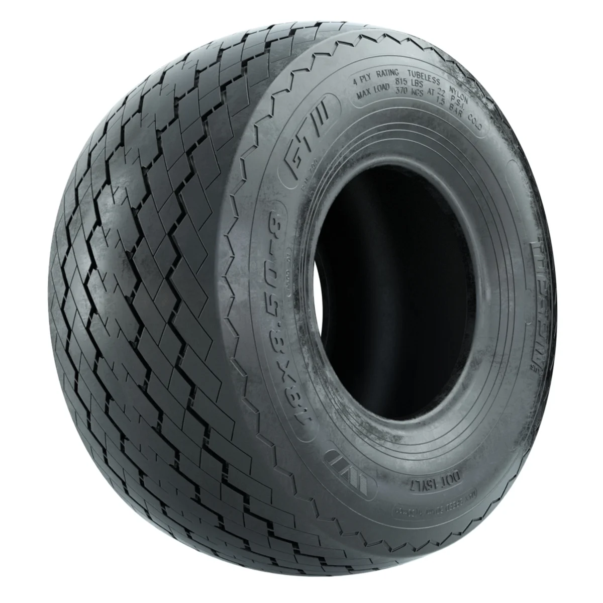 GTW Topspin 18x8.5-8  Sawtooth Golf Cart Street/Course Tire | 4 Ply - Inhomebuy