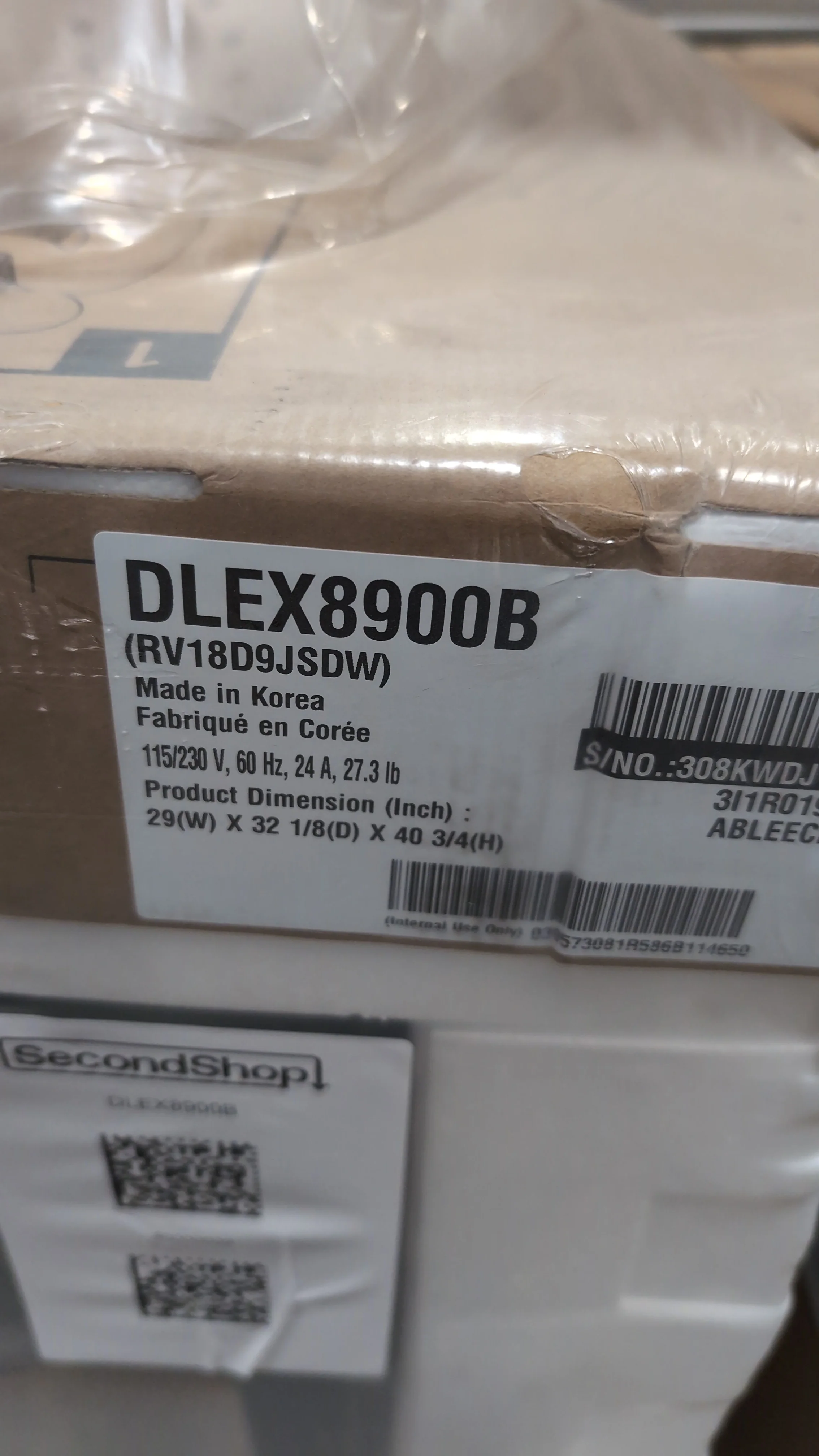 LG 9.0 CU. FT. BLACK STEEL SMART WI-FI ENABLED FRONT LOAD ELECTRIC DRYER WITH TURBOSTEAM AND BUILT-I - Inhomebuy