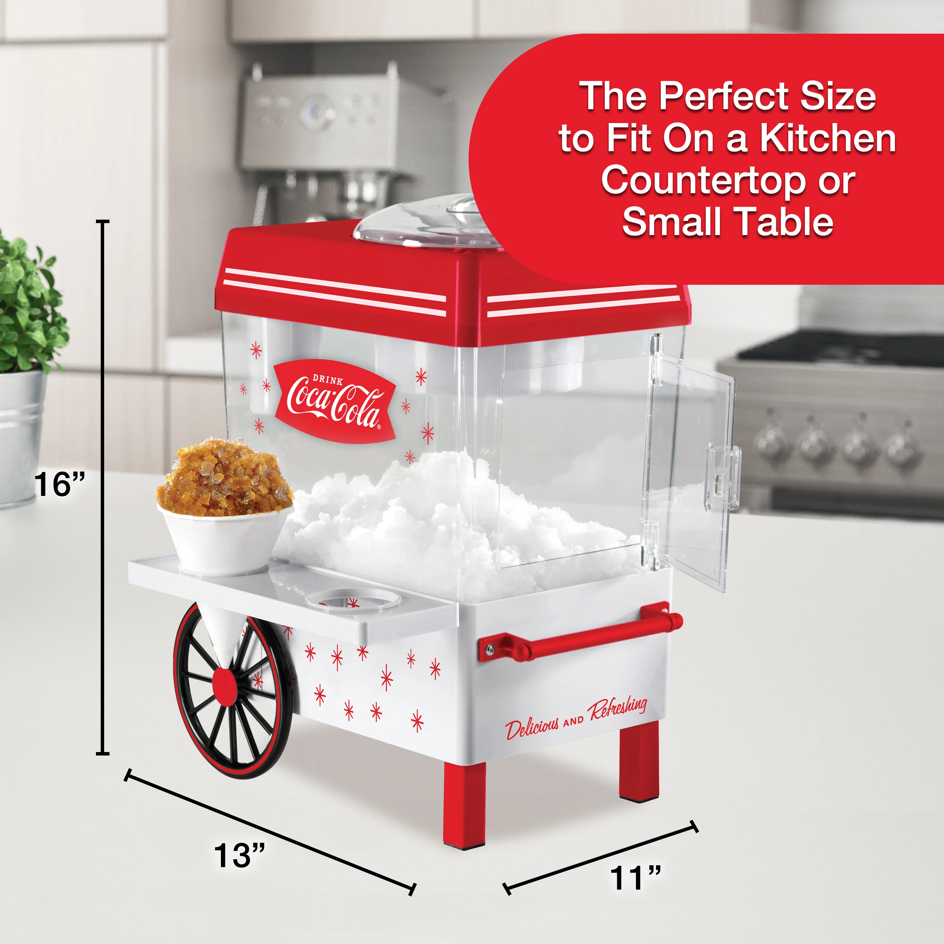 Coca-Cola® Countertop Snow Cone Maker - Inhomebuy