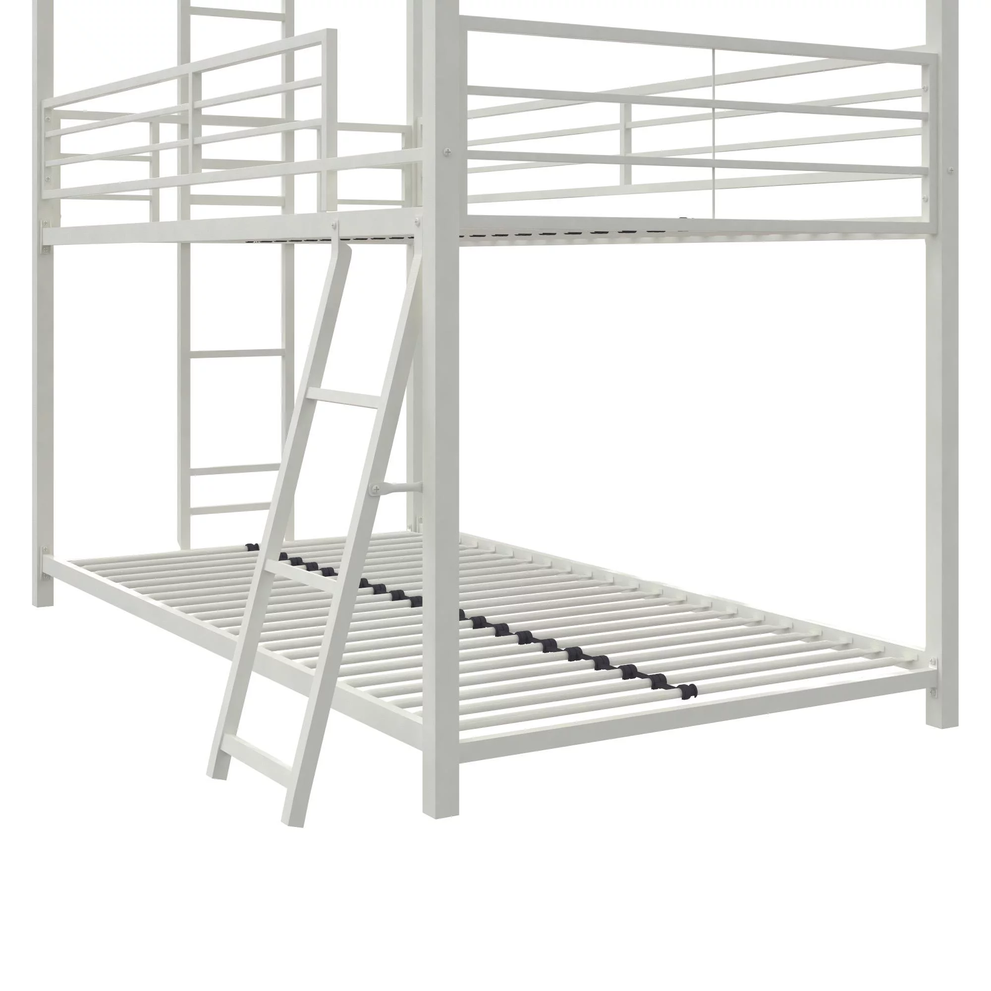Your Zone June Triple Twin Metal Bunk Bed, Black - Inhomebuy