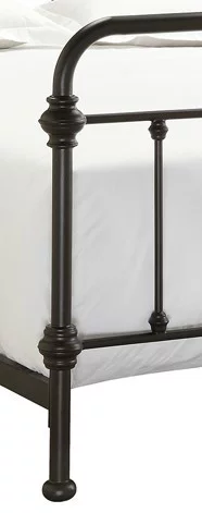 Weston Home Nottingham Metal Twin Bed, Blue Steel - Inhomebuy