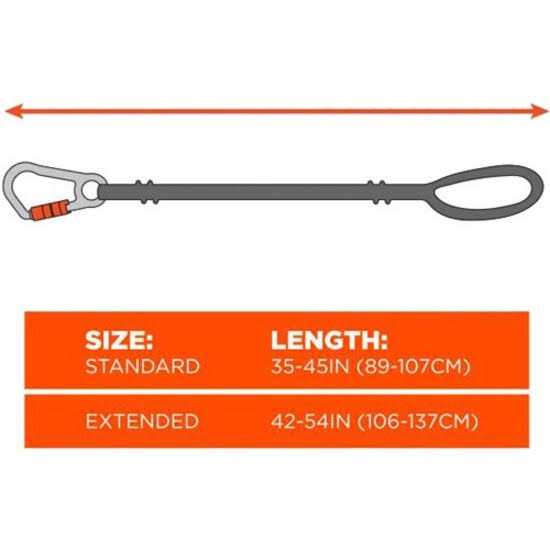 Ergodyne 3100 Squids Single Carabiner Tool Lanyard - Inhomebuy