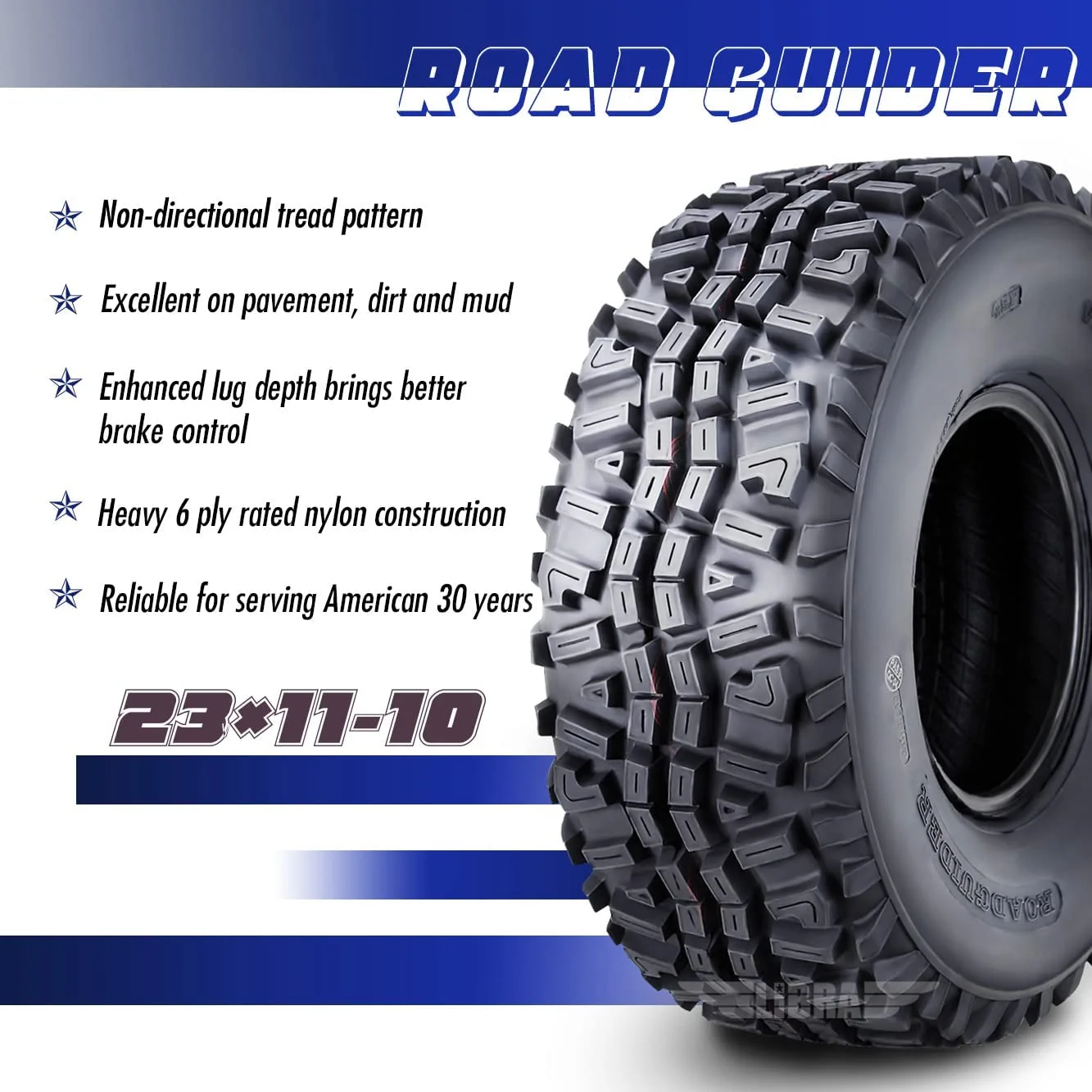 durable New ATV/UTV tires 23x11-10 23x11x10 6PR 10269 - Inhomebuy