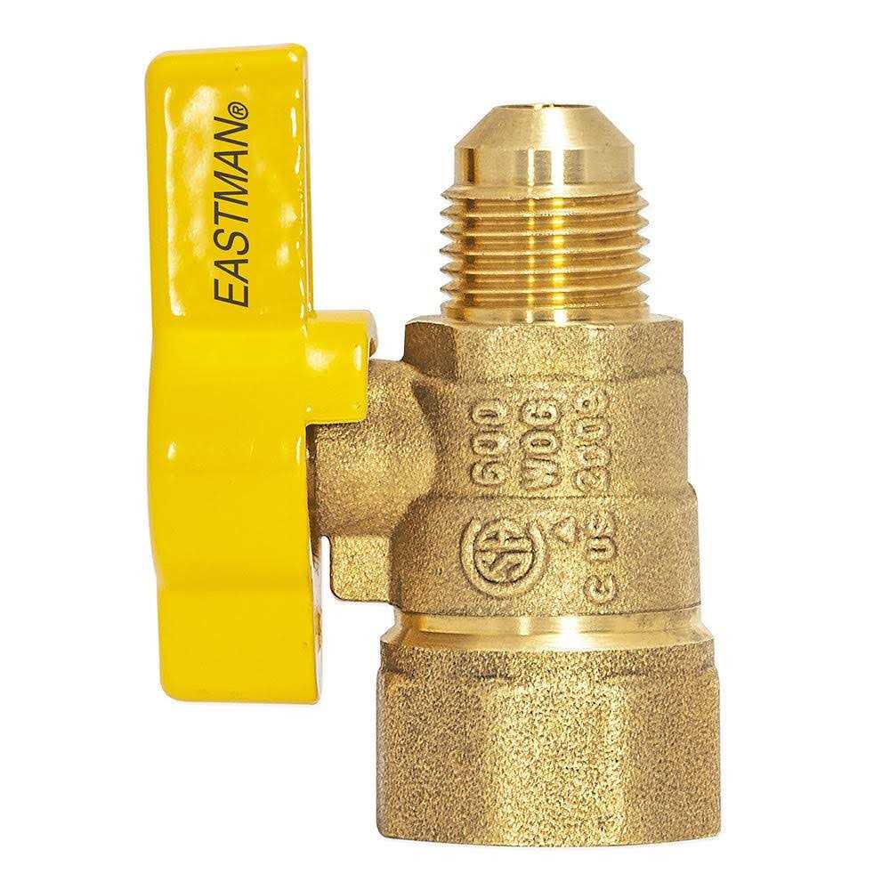 Eastman 5/8 Inch OD Compression x 3/8 Inch OD Compression Multi-Turn Angle Stop Valve 04348LF - Inhomebuy