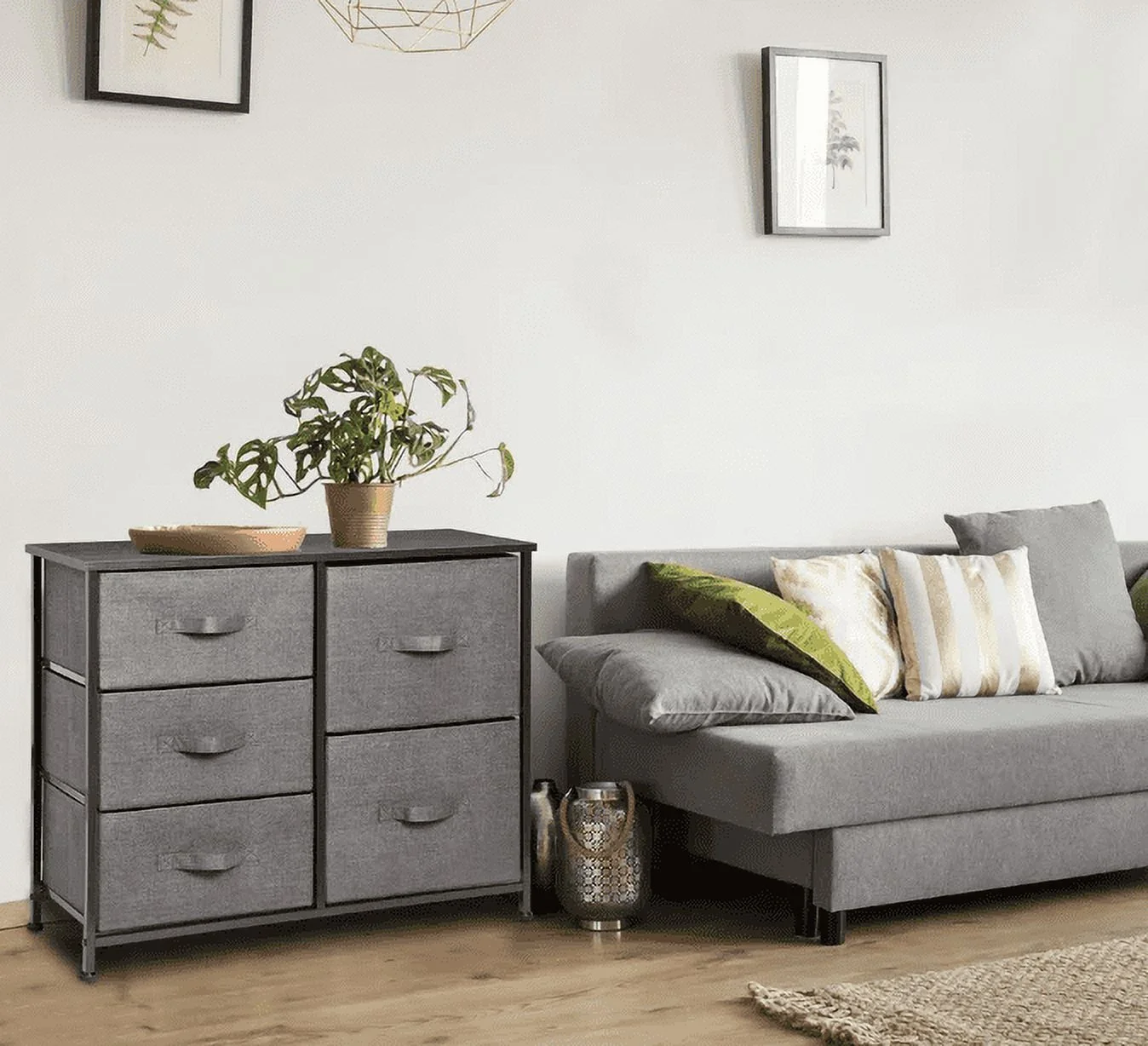 UBesGoo Chest of Drawers, 5-Drawer Storage Dresser Organizer for Bedroom, Hallway, Entryway, Closets, Furniture Storage - Inhomebuy