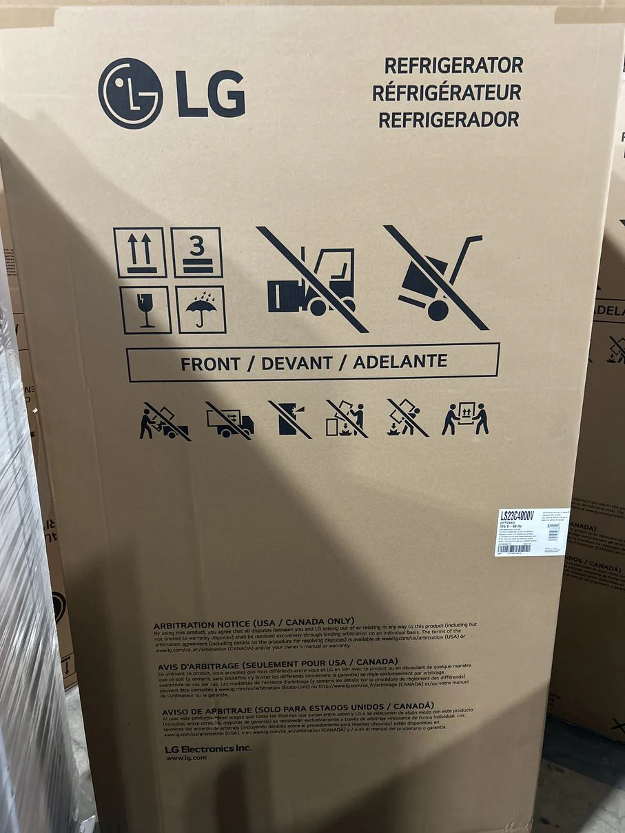 LG 36 IN. 23 CU. FT. COUNTER DEPTH SIDE BY SIDE REFRIGERATOR WITH DOOR COOLING+ - LS23C4000V - Inhomebuy