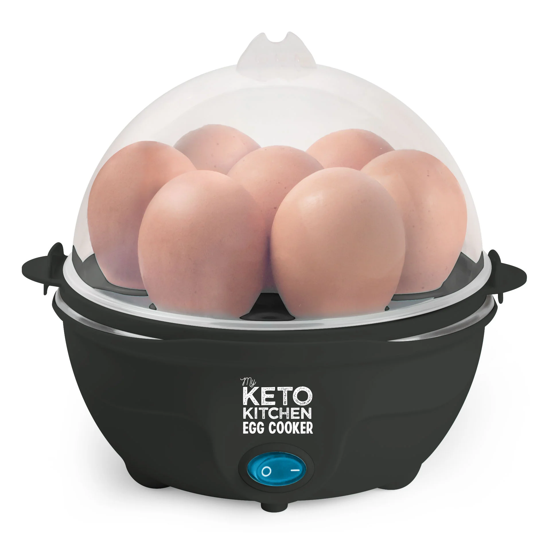 My Keto Kitchen Electric 7-Egg Cooker, Blackberry - Inhomebuy