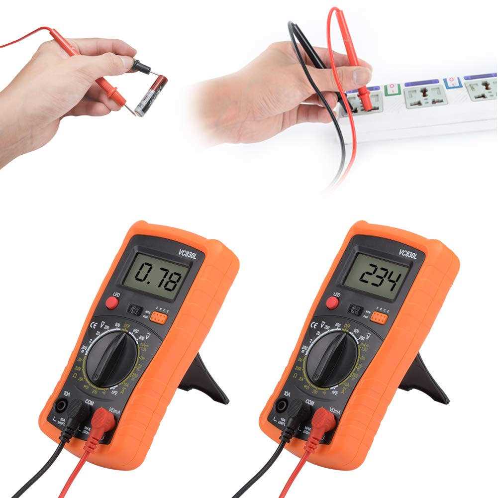 Digital Multimeter Multimeter with AC DC Voltmeter & Ohm Volt Amp Tester - Inhomebuy