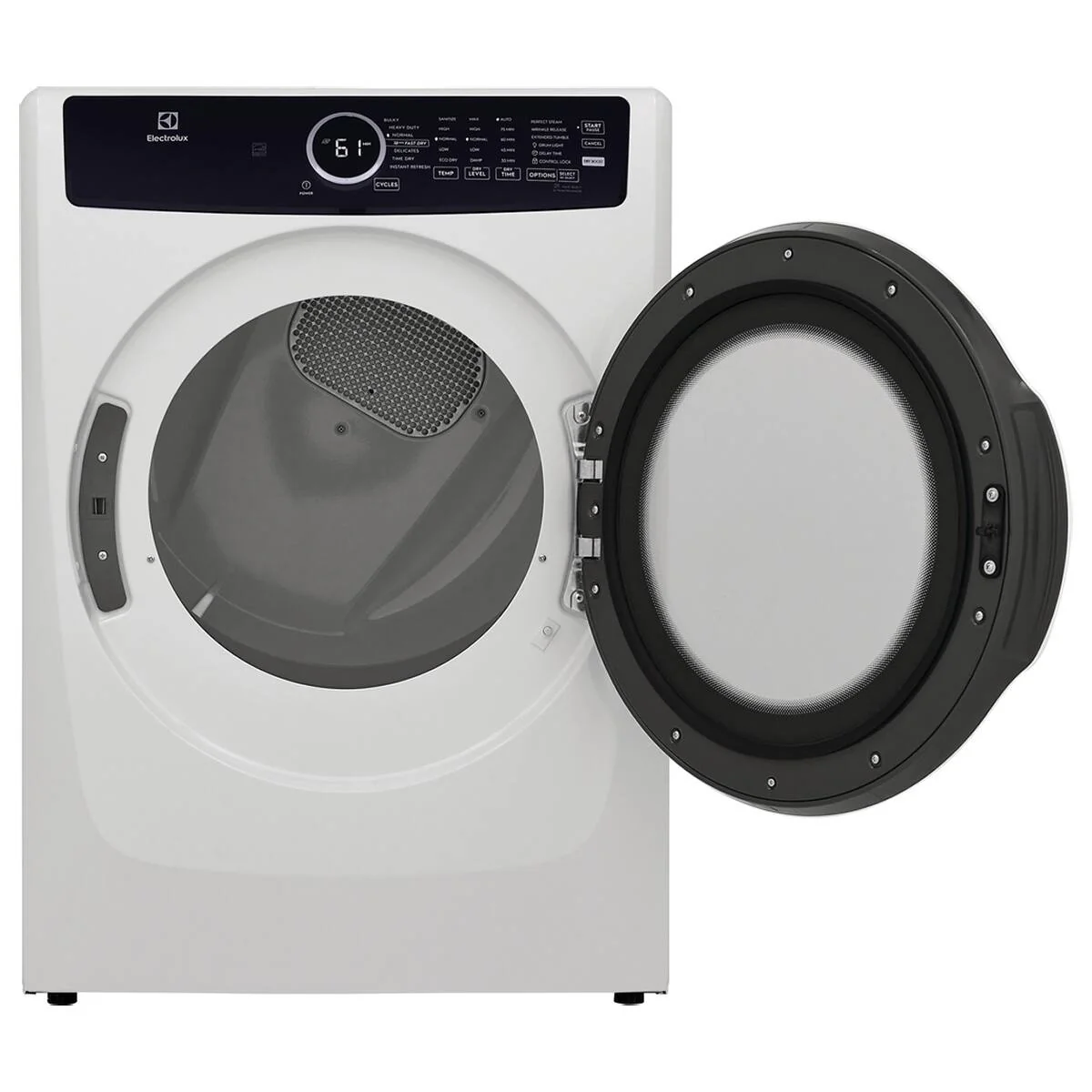 ELECTROLUX 4 SERIES 8.0 CU. FT. WHITE FRONT LOAD ELECTRIC DRYER WITH LUXURY-QUIET SOUND SYSTEM - ELF - Inhomebuy