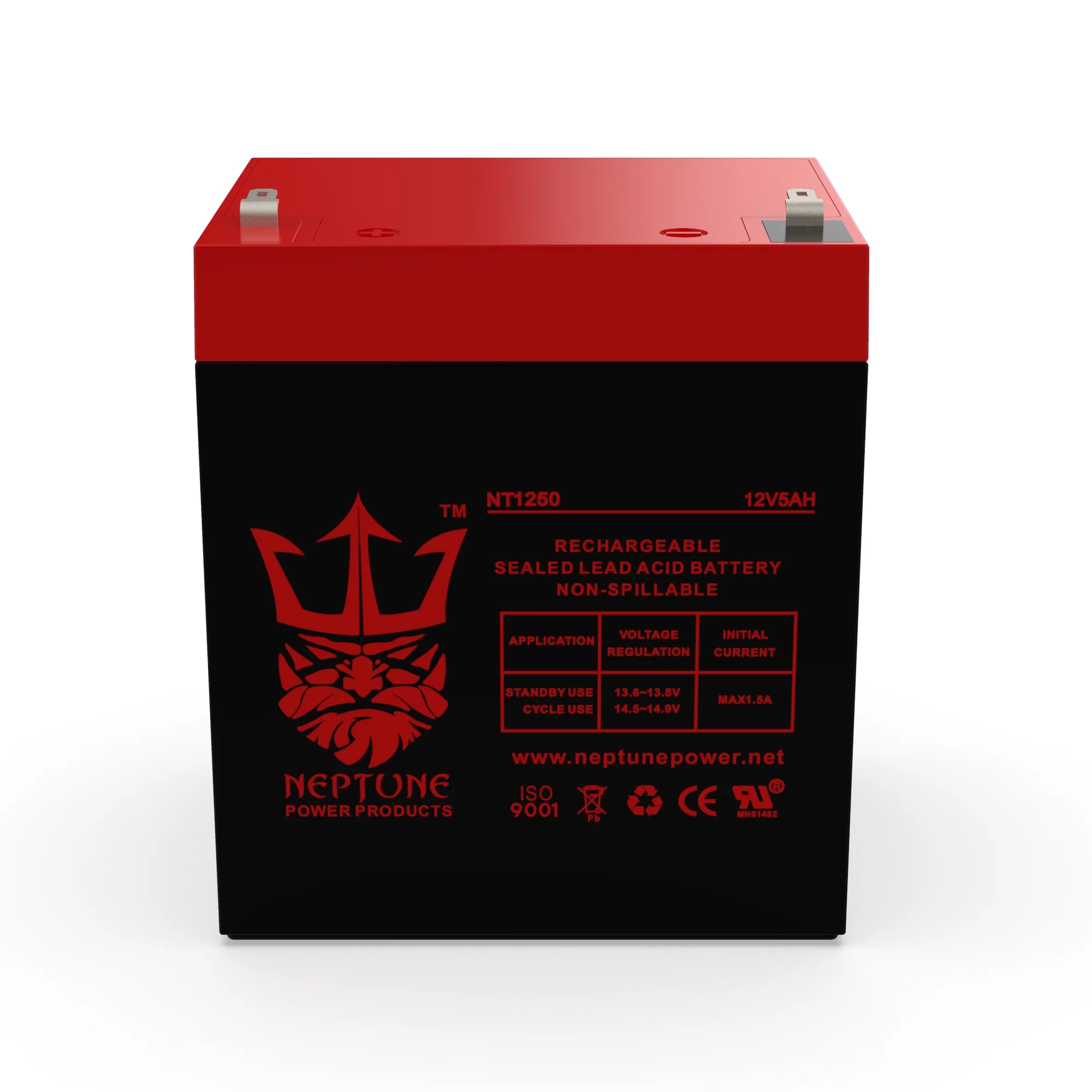 Ultra Tech IM-1240 12V 5Ah SLA Replacement Lawn Mower Battery by Neptune - Inhomebuy