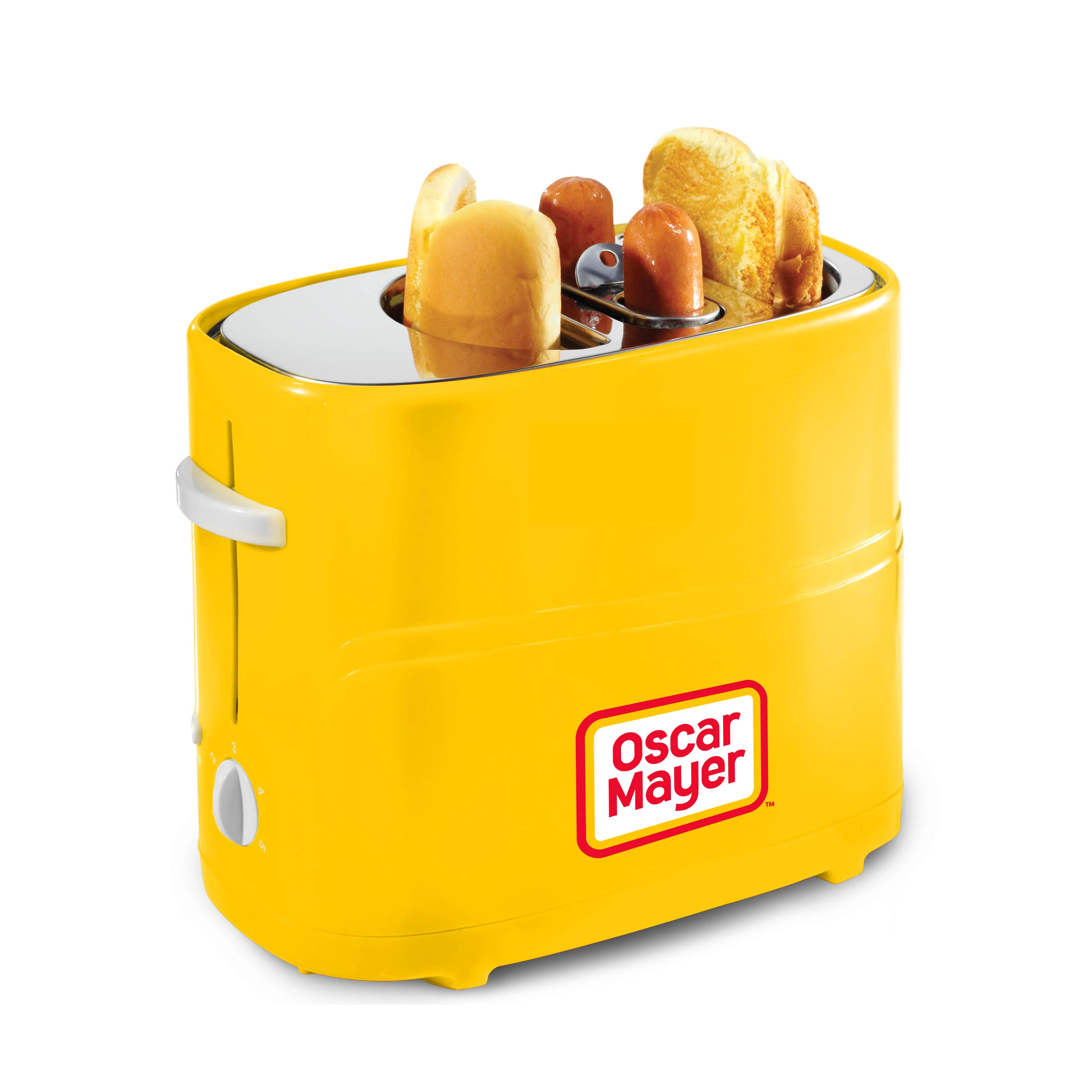 Oscar Mayer 2 Slot Hot Dog and Bun Toaster with Mini Tongs - Inhomebuy