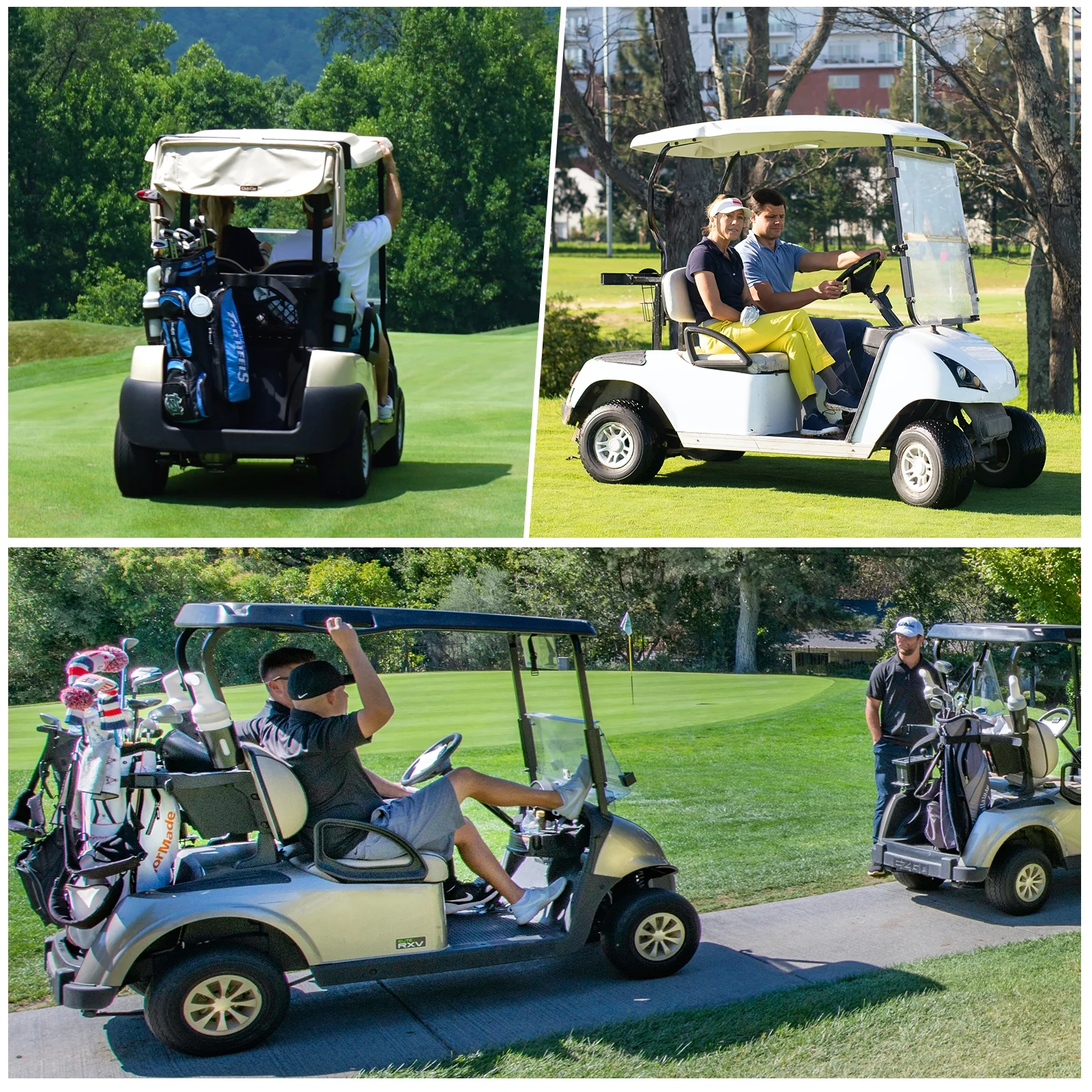 Weize Golf Cart Battery, 6V 210ah BCI Group GC2 Deep Cycle AGM Scrubber Battery - Inhomebuy