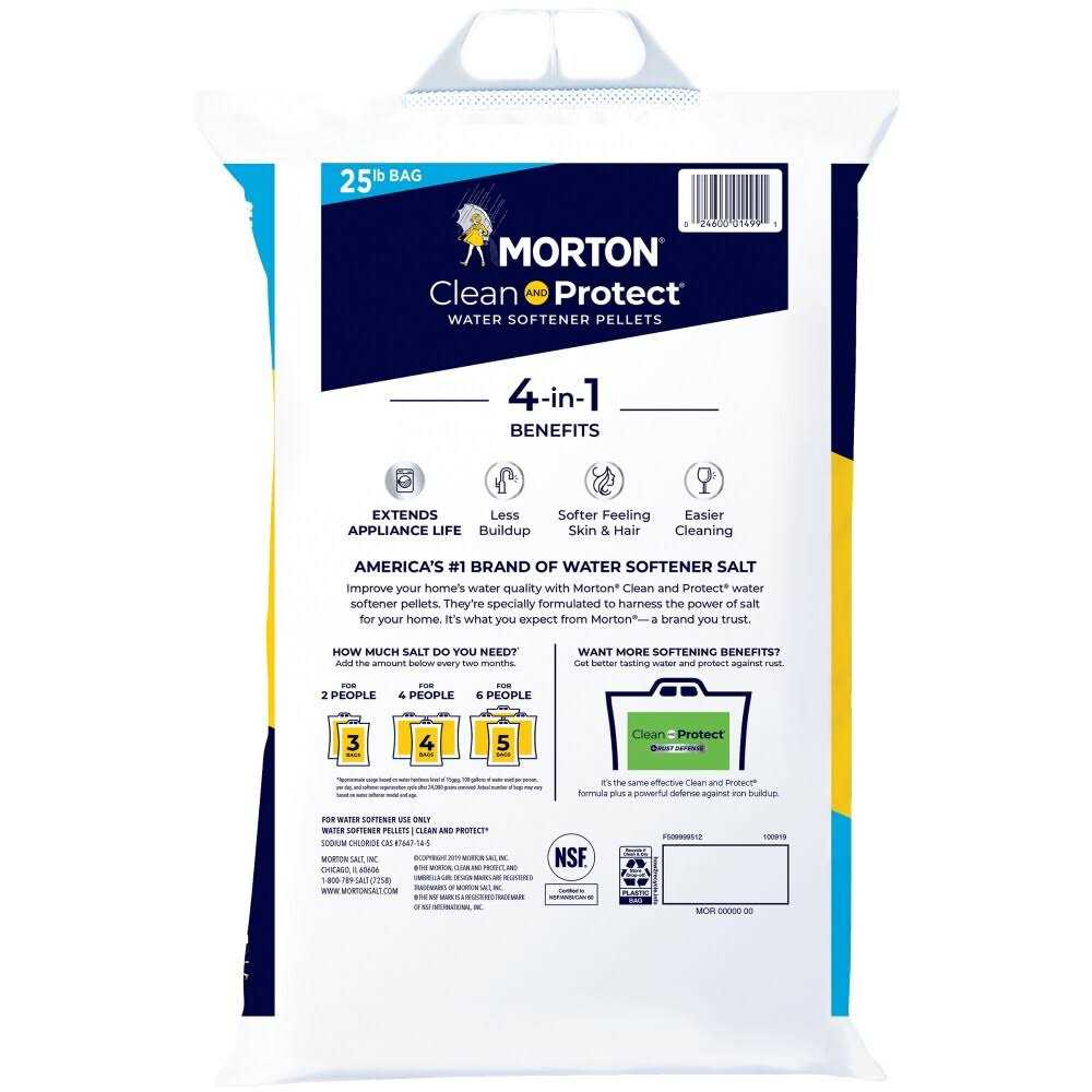 Morton Clean & Protect Water Softener Pellets - Inhomebuy