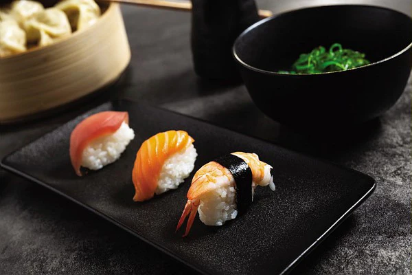 Oval Slanting Bowl 36.5x24cm Jap Black - Inhomebuy