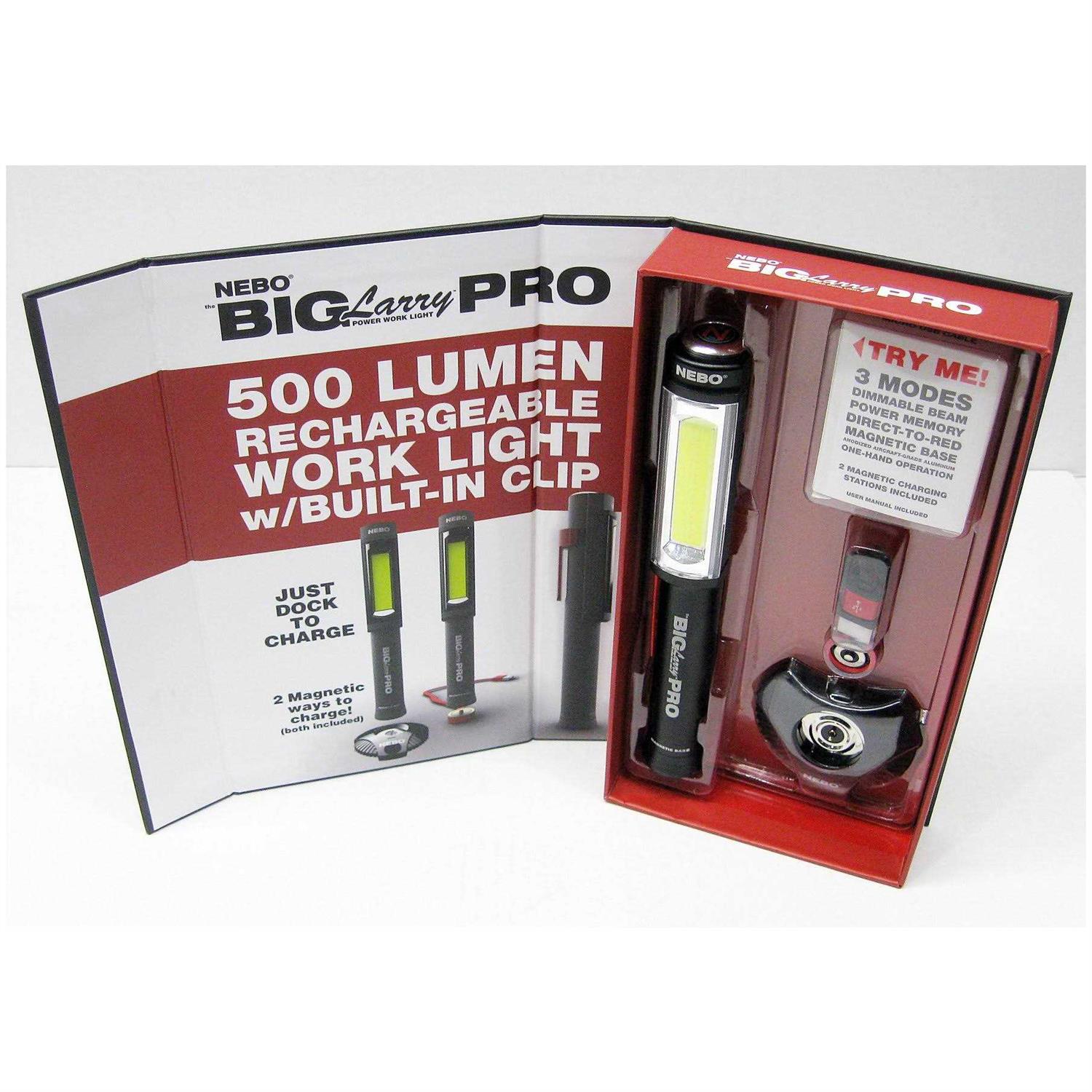 Nebo Big Larry Pro Rechargeable Work Light - Inhomebuy