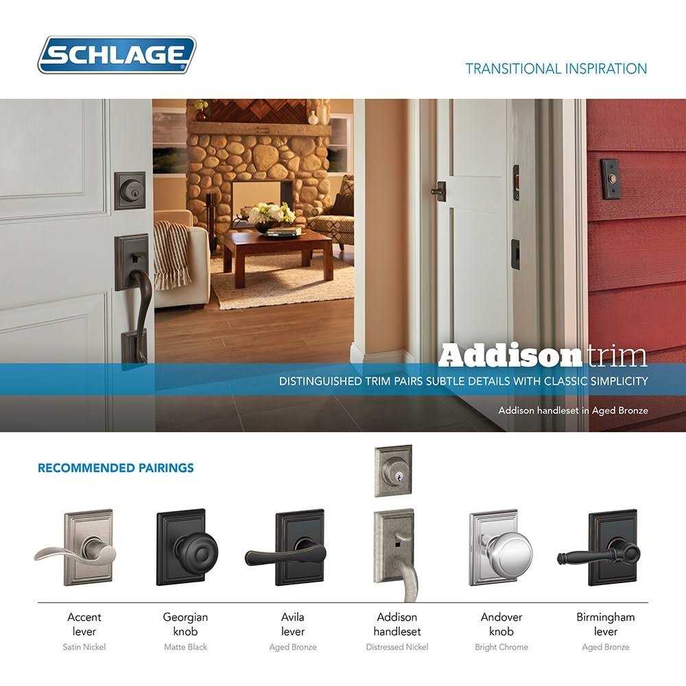 Schlage Addison Single Cylinder Deadbolt - Inhomebuy