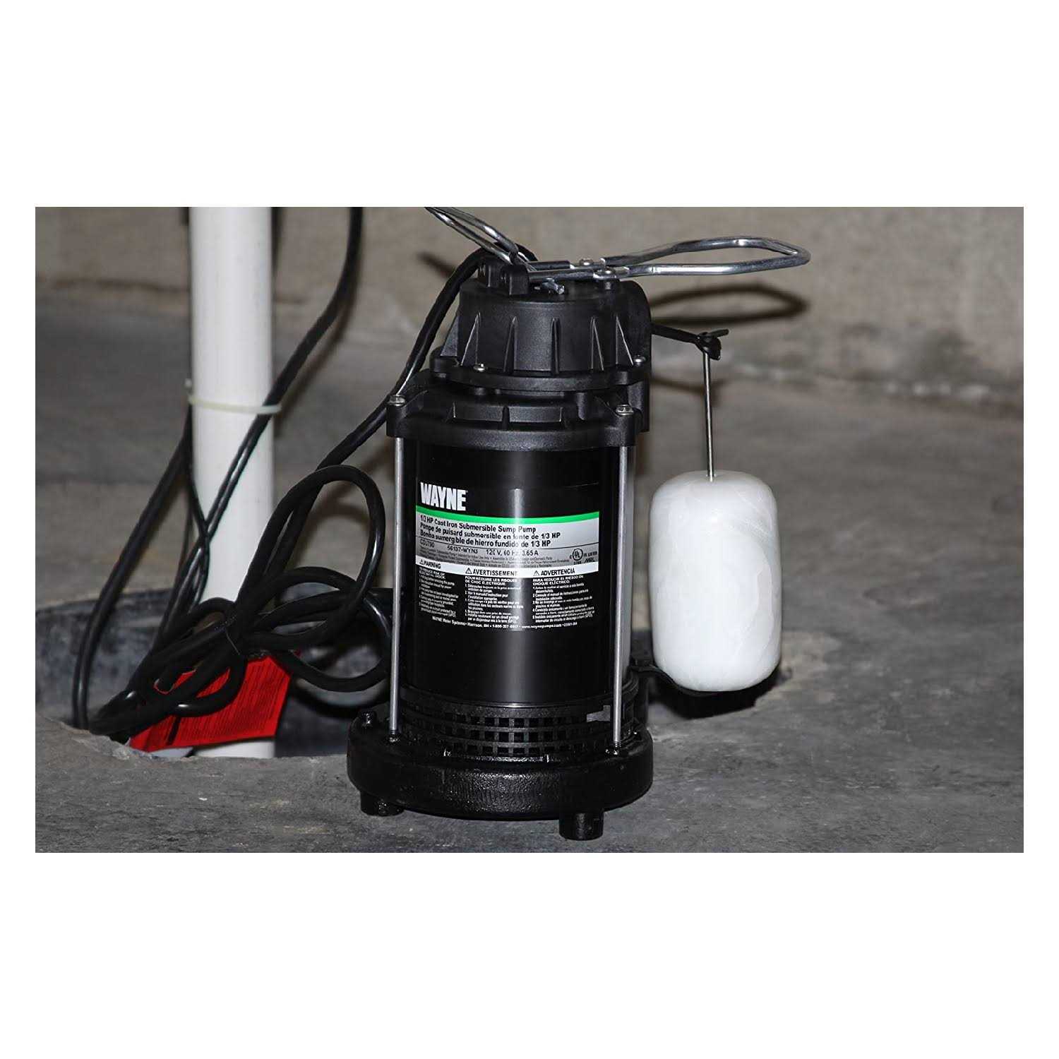 Wayne 1/2 HP Thermoplastic Sump Pump SPF50 - Inhomebuy