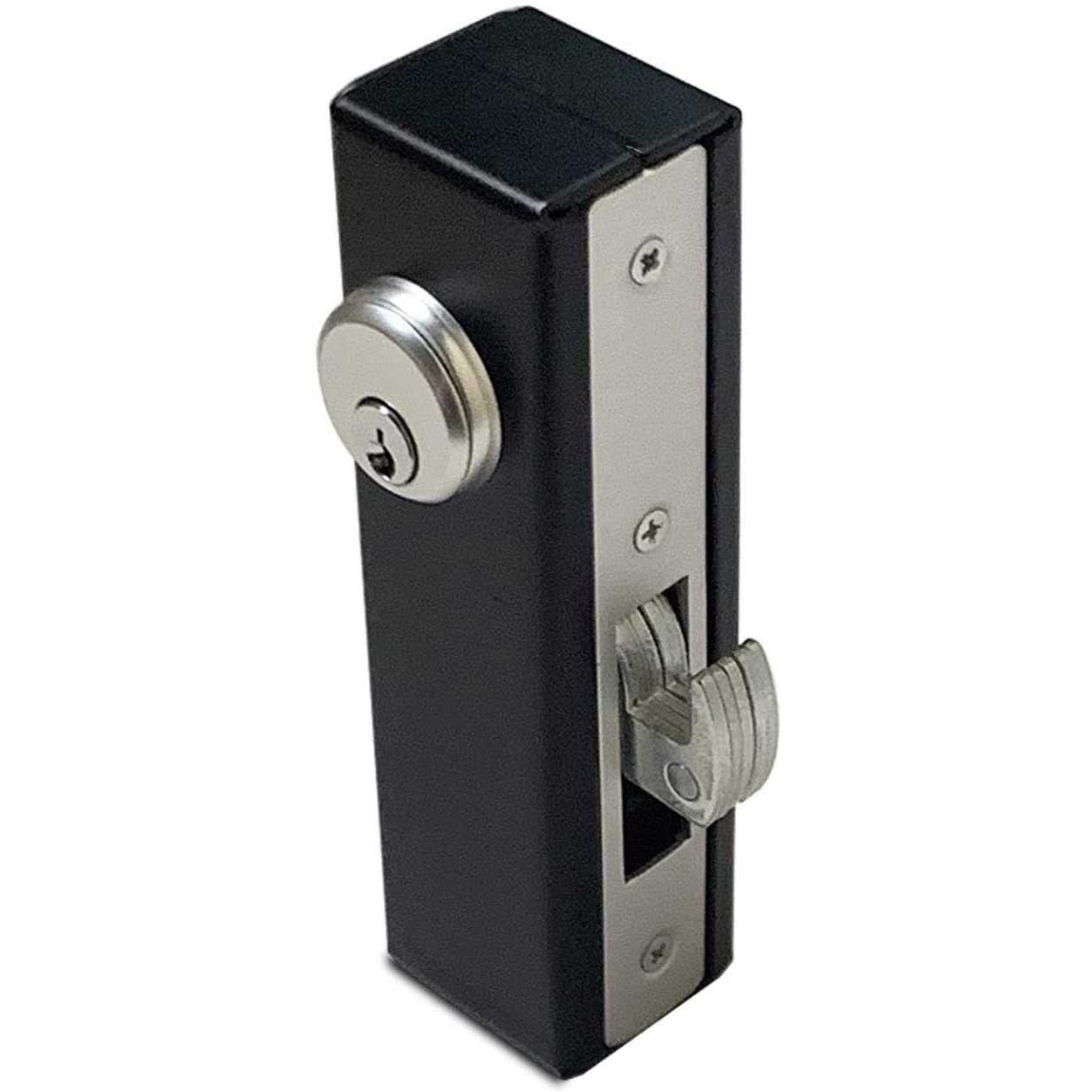 Weldandfabshop Gate Lockbox Double Hole Weldable Steel 6 3/4 x 4 3/8 x 1 1/2 Unpainted - Inhomebuy