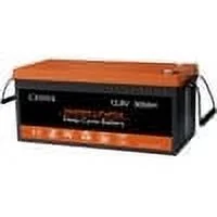 CHINS LiFePO4 Battery 12V 300Ah Lithium iron Battery Built 200A BMS for Home Energy Storage Off-Grid - Inhomebuy