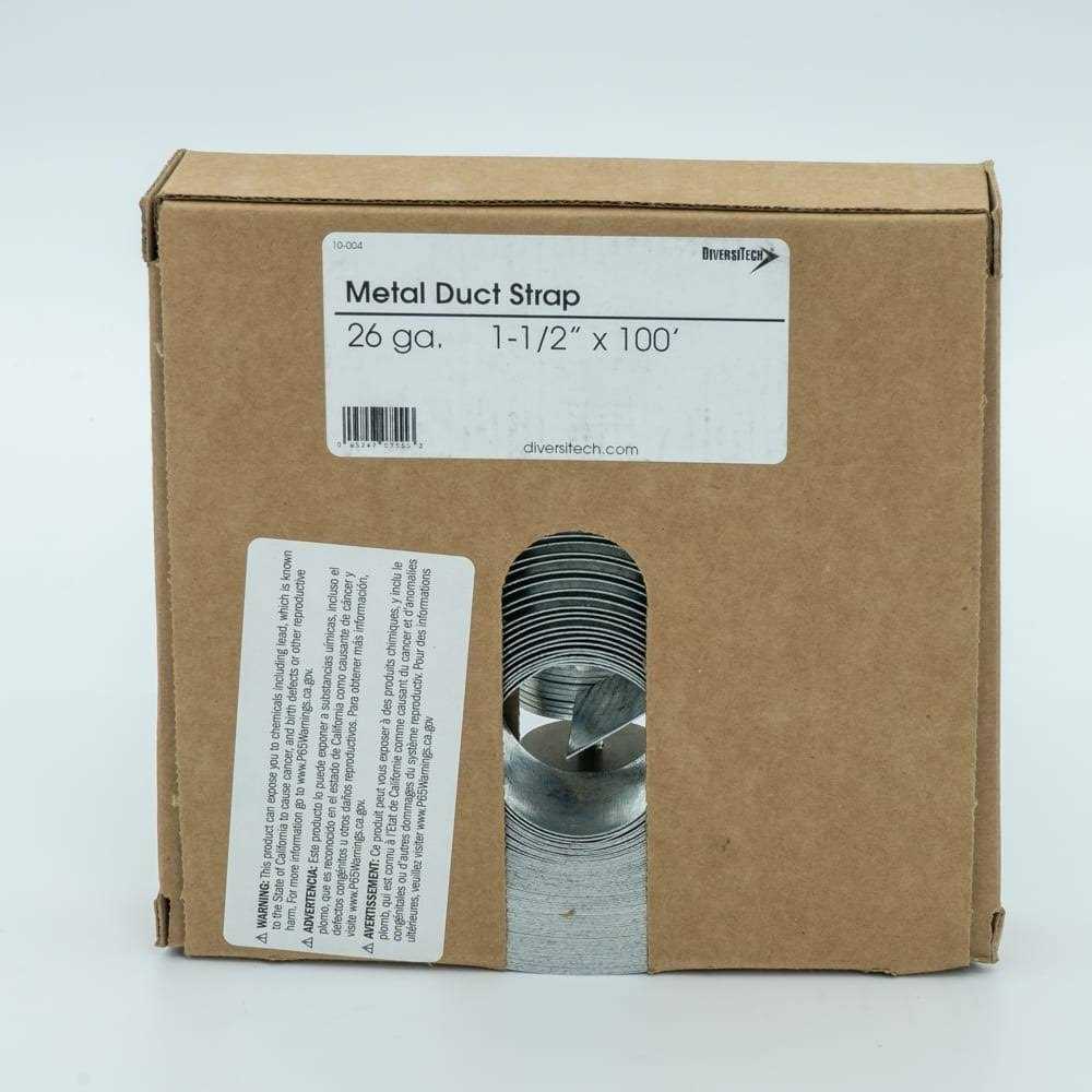 Diversitech 710-004 1-1/2 Metallic Duct Strap - Inhomebuy