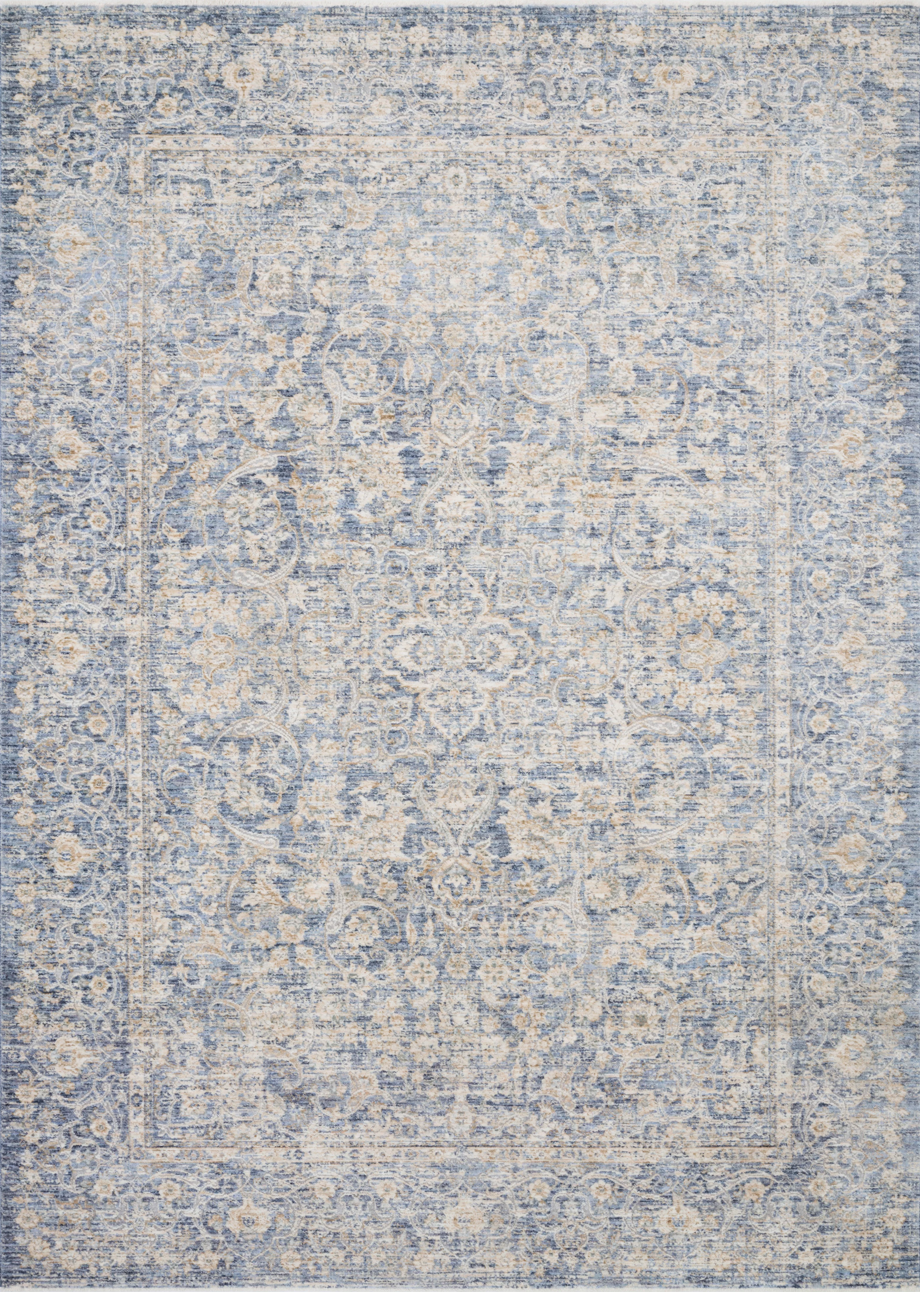 Loloi Rugs Pandora Collection Rug in Blue, Gold - 7'10
