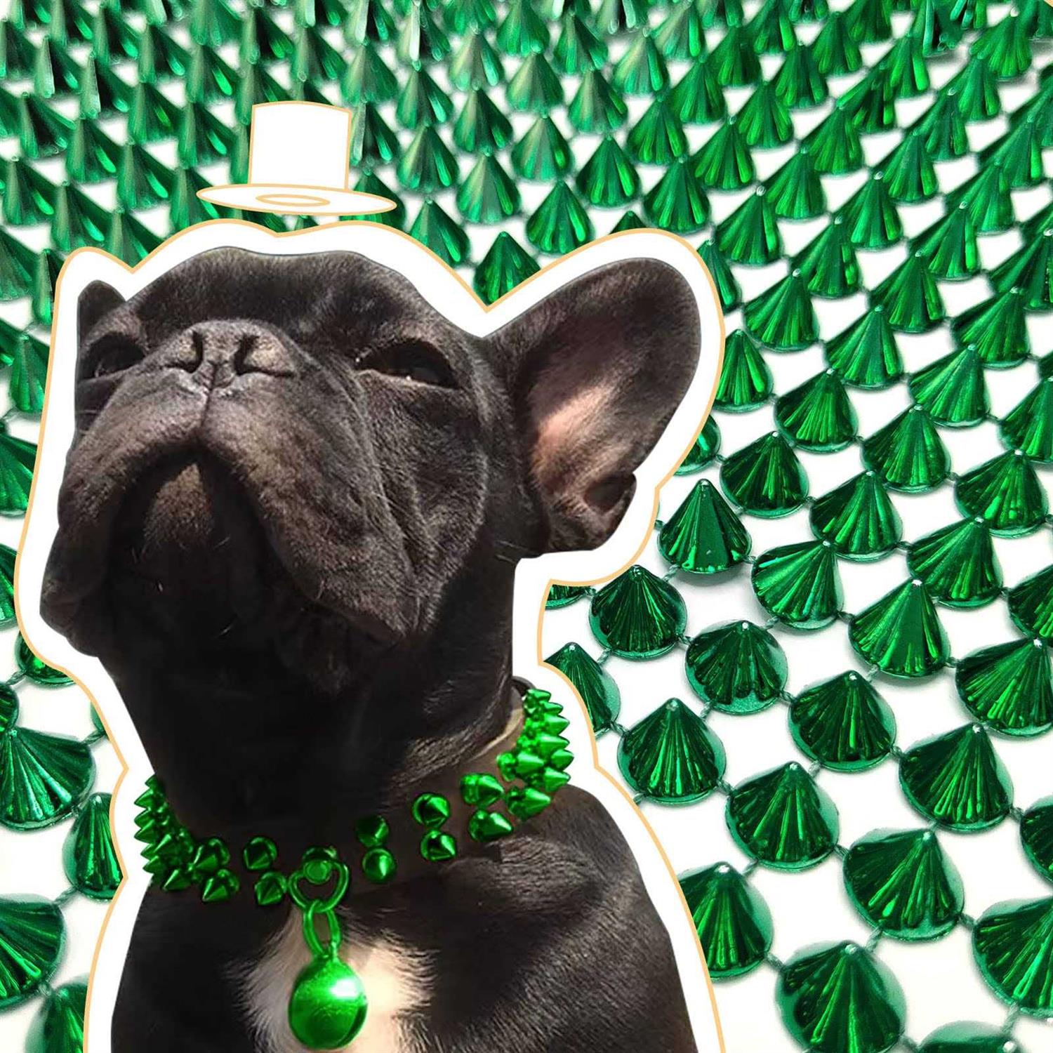 Yhsheen 1 Yard Sew Stitch On Spike Stud Rivet Flat-Back Punk Rock Trim Ribbon mesh Bead Craft - Inhomebuy