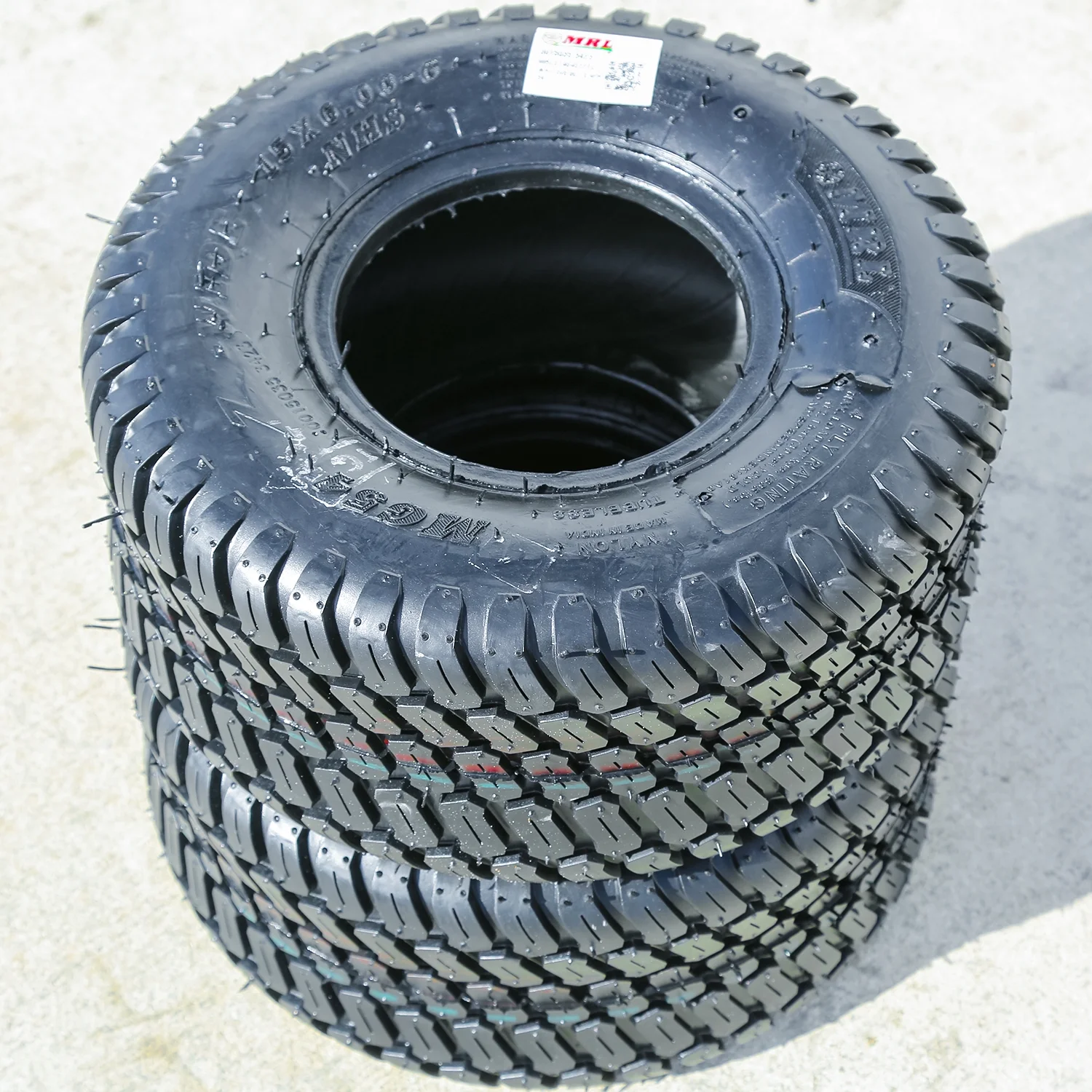 Tire MRL MG 54 Z-Wide 15X6.00-6 Load 4 Ply Golf Cart - Inhomebuy