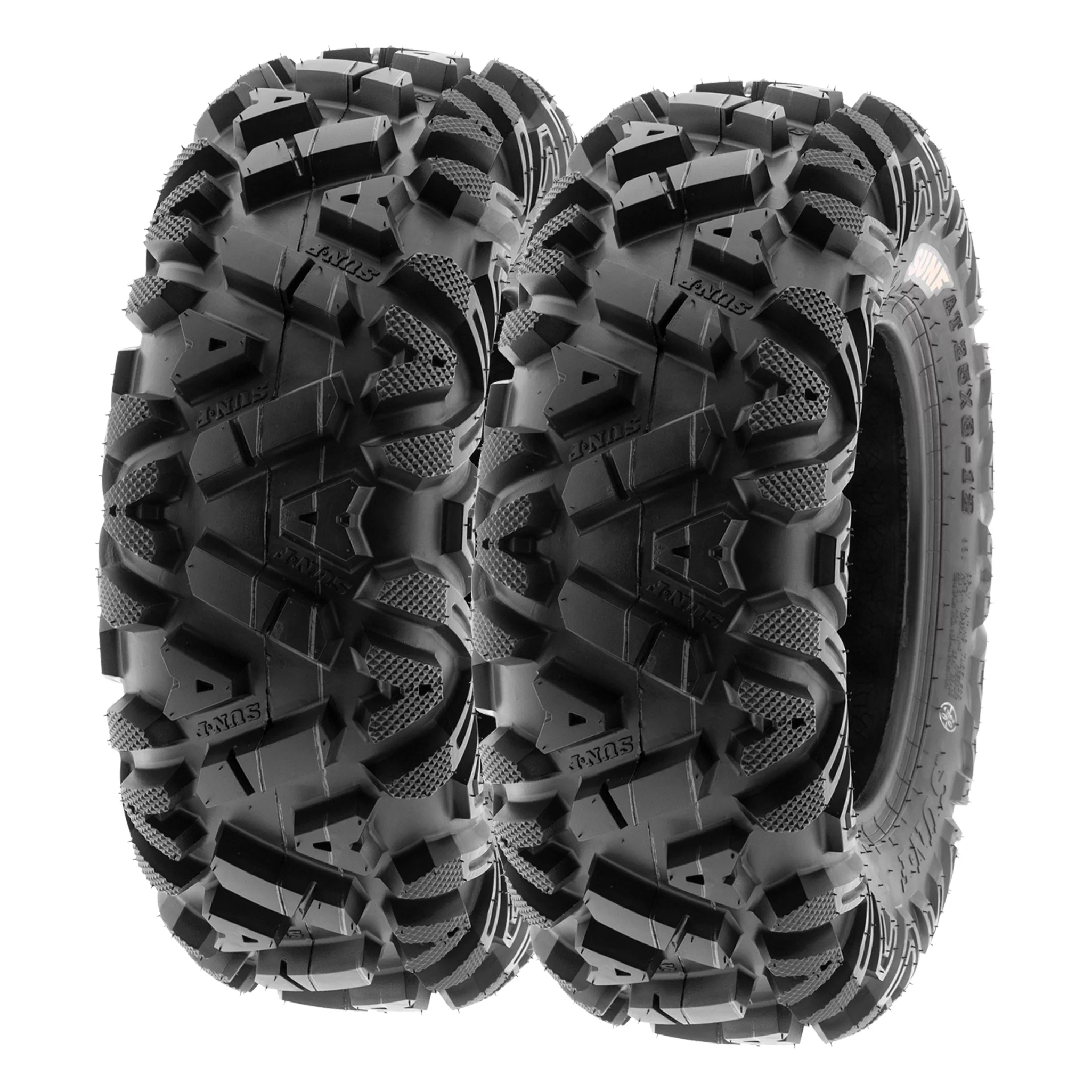 SunF All Terrain ATV UTV Tires 26x8-12 26x8x12 6 PR A033 (Pair of 2) - Inhomebuy