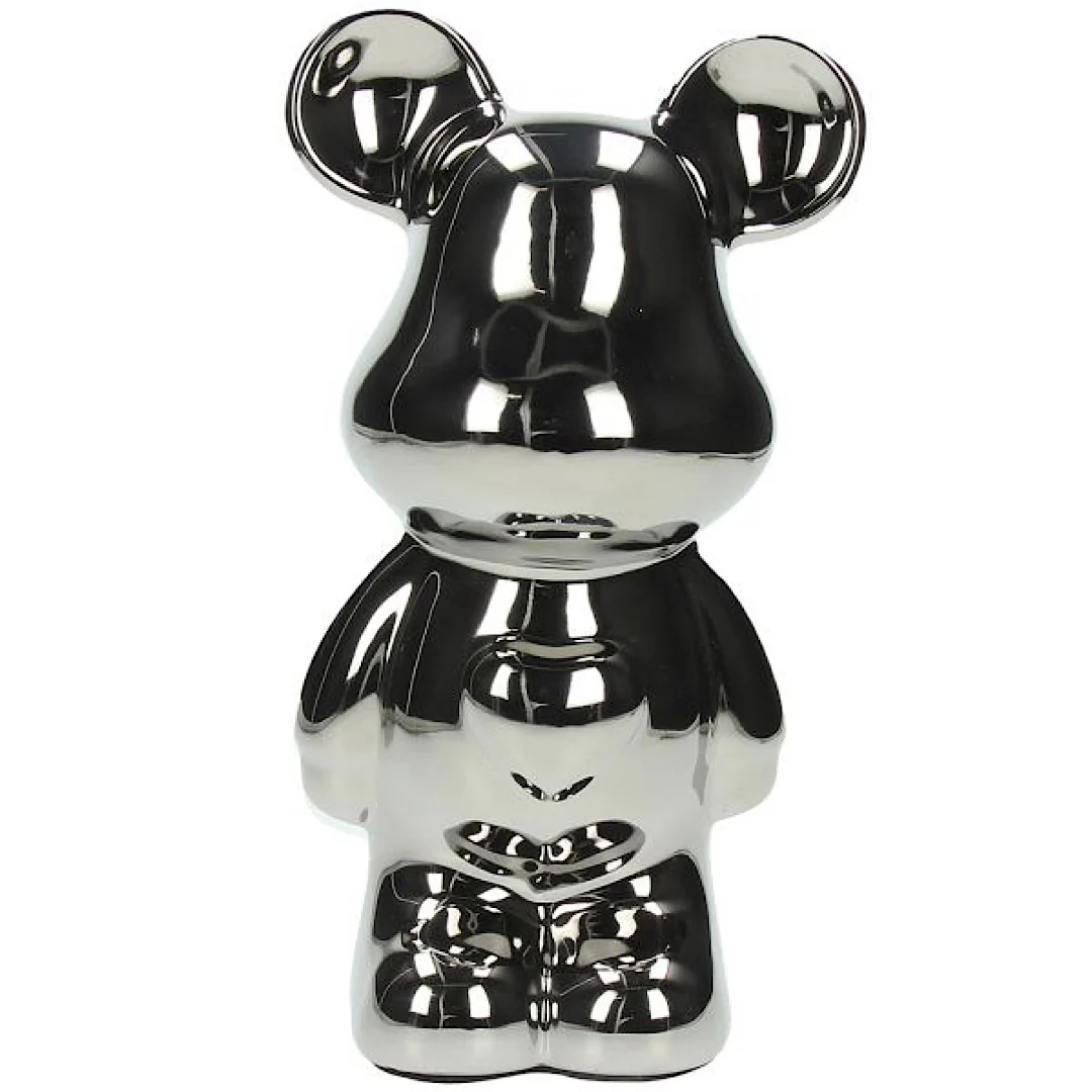 Azzurro Silver Bear Decor 27  h - Inhomebuy