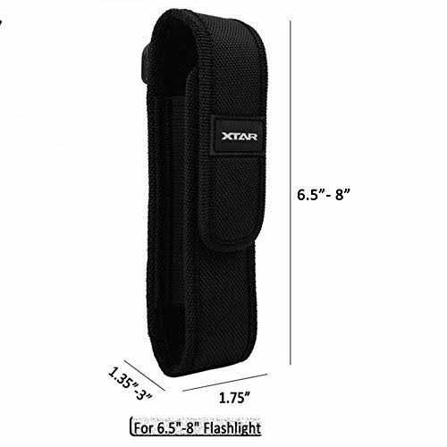 XTAR 2-Pack Flashlight Pouch Holster Holder for 5.9-8.2 Flash Light Compatible with FENIX UC30 UC35 E35 Surefire G2X 6P 6PX E2L UltraFire 501B 502B - Inhomebuy
