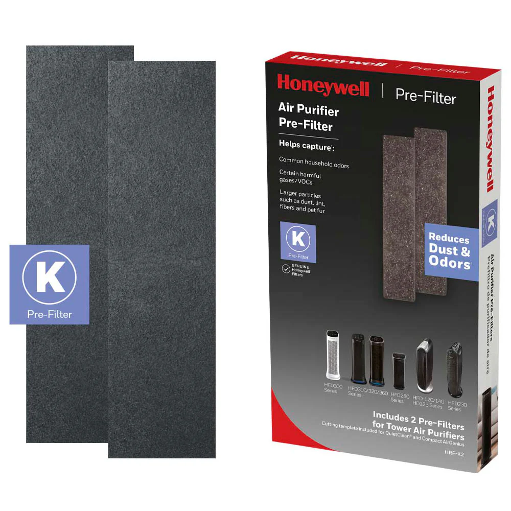 Honeywell filter Type K odour & gas reducing 2-pk | HRF-K2C - Inhomebuy